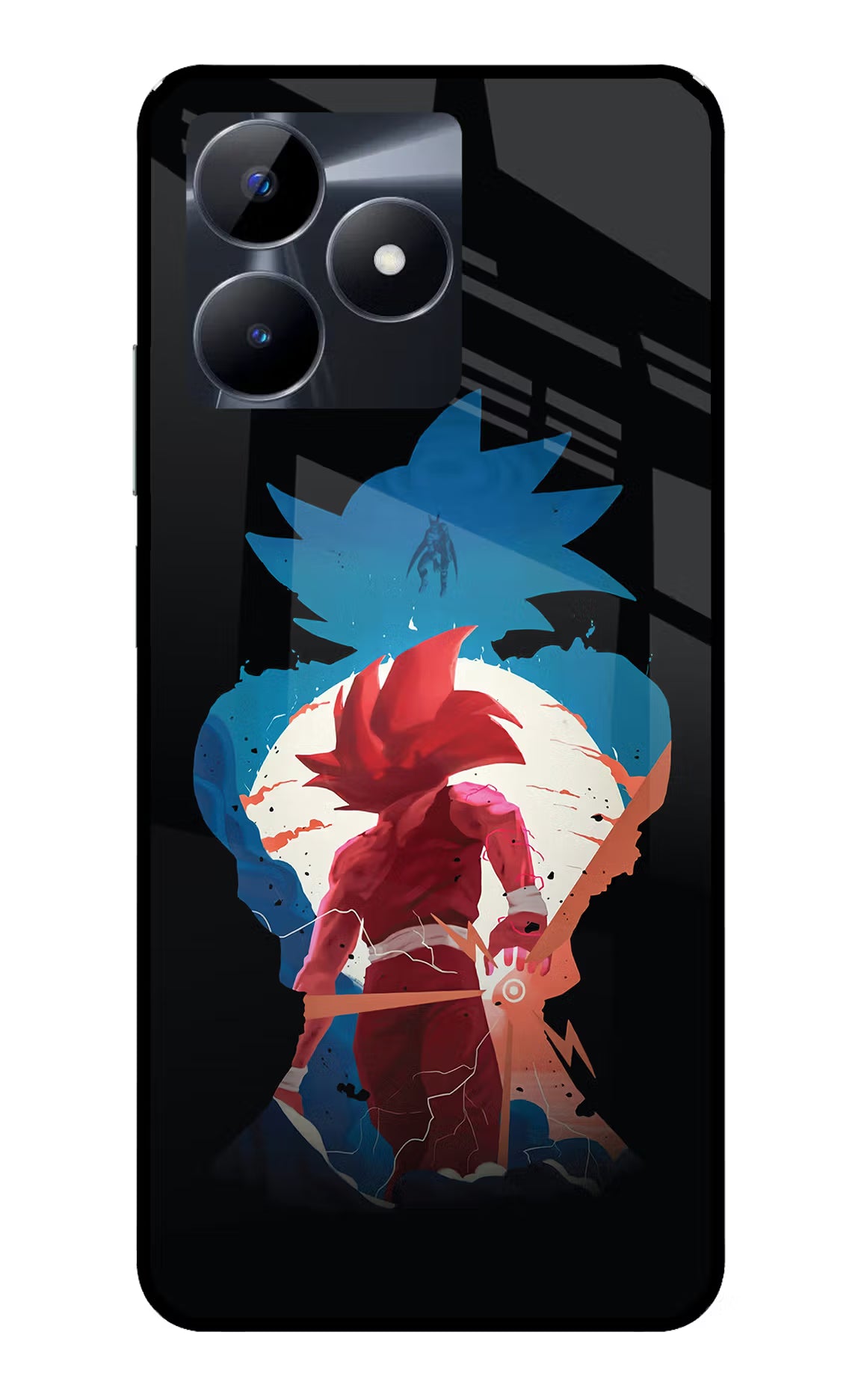 Goku Realme C53 Glass Case - Goku Realme C53 Glass Case Goku Realme C53 Glass Case