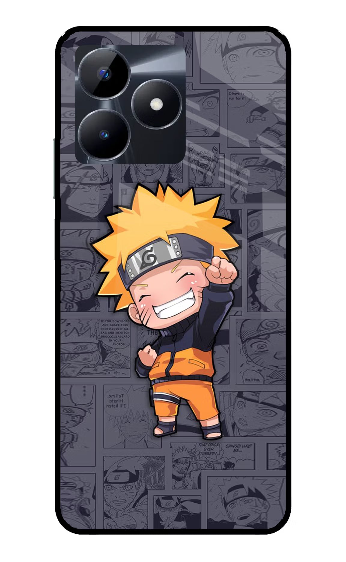 Chota Naruto Realme C53 Glass Case - Chota Naruto Realme C53 Glass Case Chota Naruto Realme C53 Glass Case