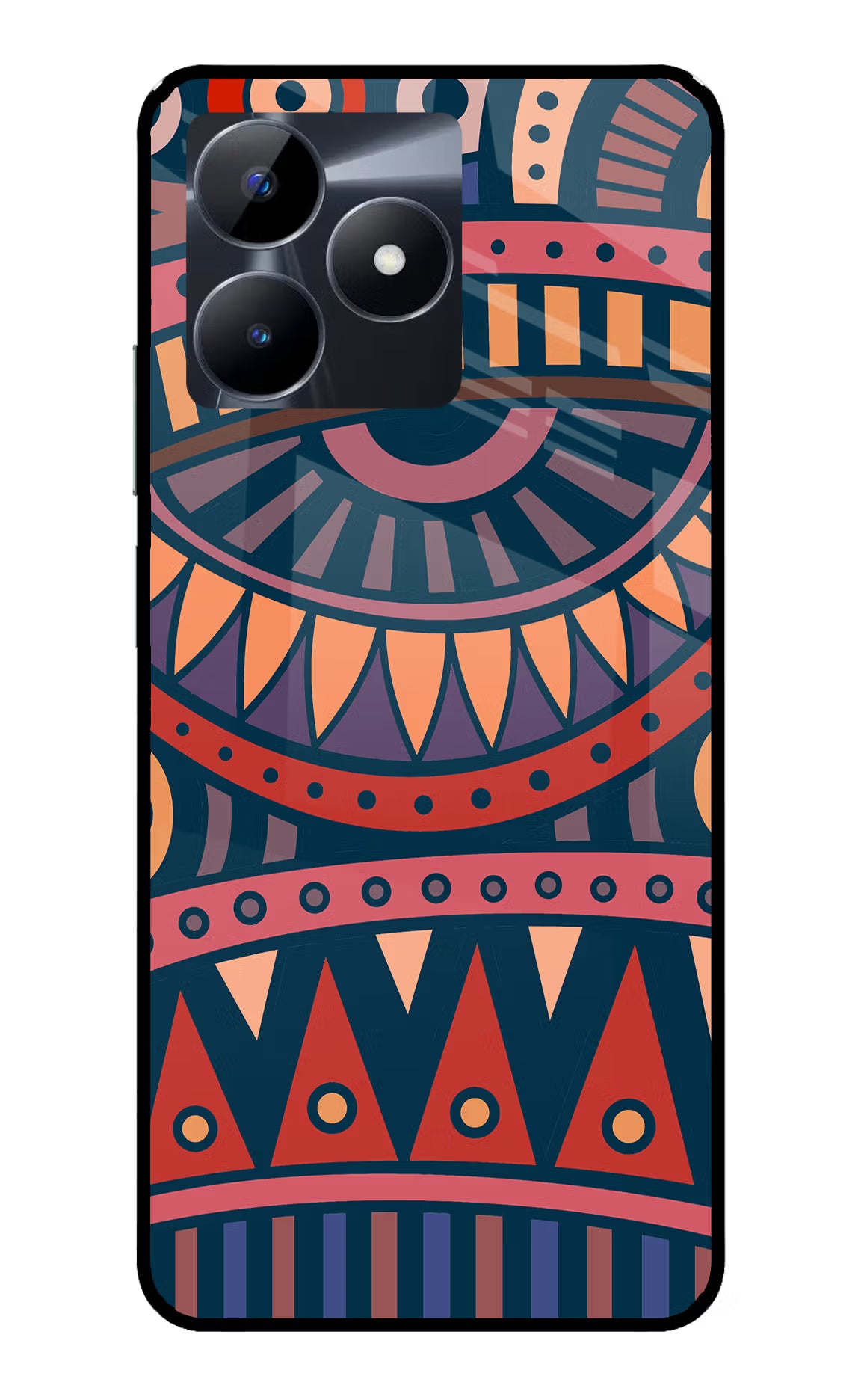 African Culture Design Realme C53 Glass Case - African Culture Design Realme C53 Glass Case African Culture Design Realme C53 Glass Case