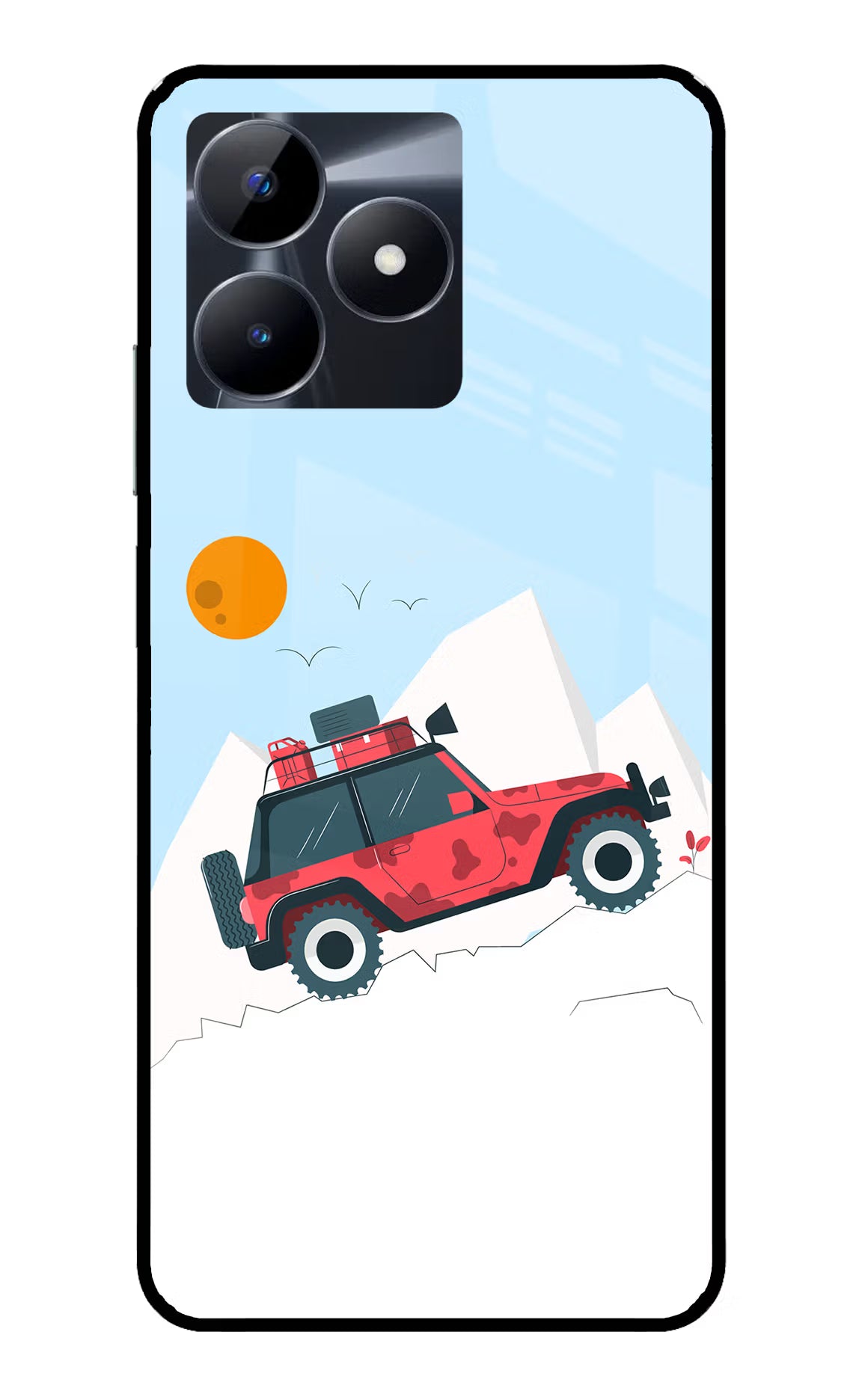 Mountain Trail Beast Realme C53 Glass Case - Mountain Trail Beast Realme C53 Glass Case Mountain Trail Beast Realme C53 Glass Case