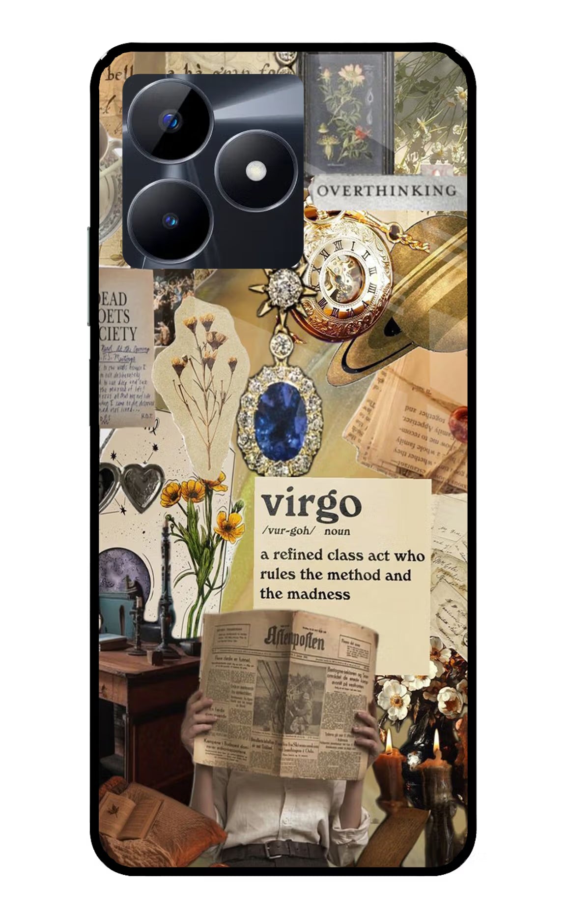 Virgo Zodiac Realme C53 Glass Case - Virgo Zodiac Realme C53 Glass Case Virgo Zodiac Realme C53 Glass Case