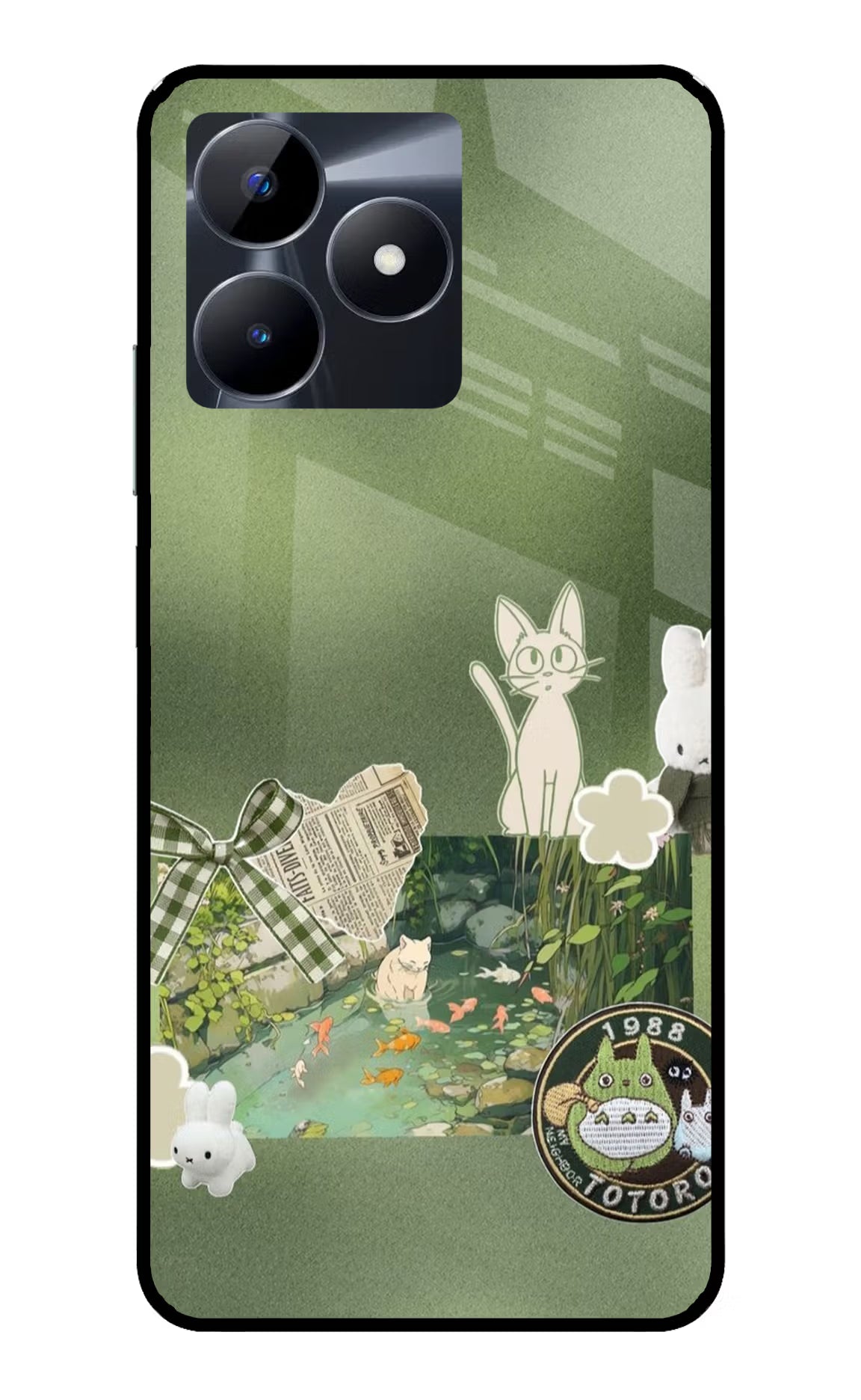 Aesthetic anime Realme C53 Glass Case - Aesthetic anime Realme C53 Glass Case Aesthetic anime Realme C53 Glass Case