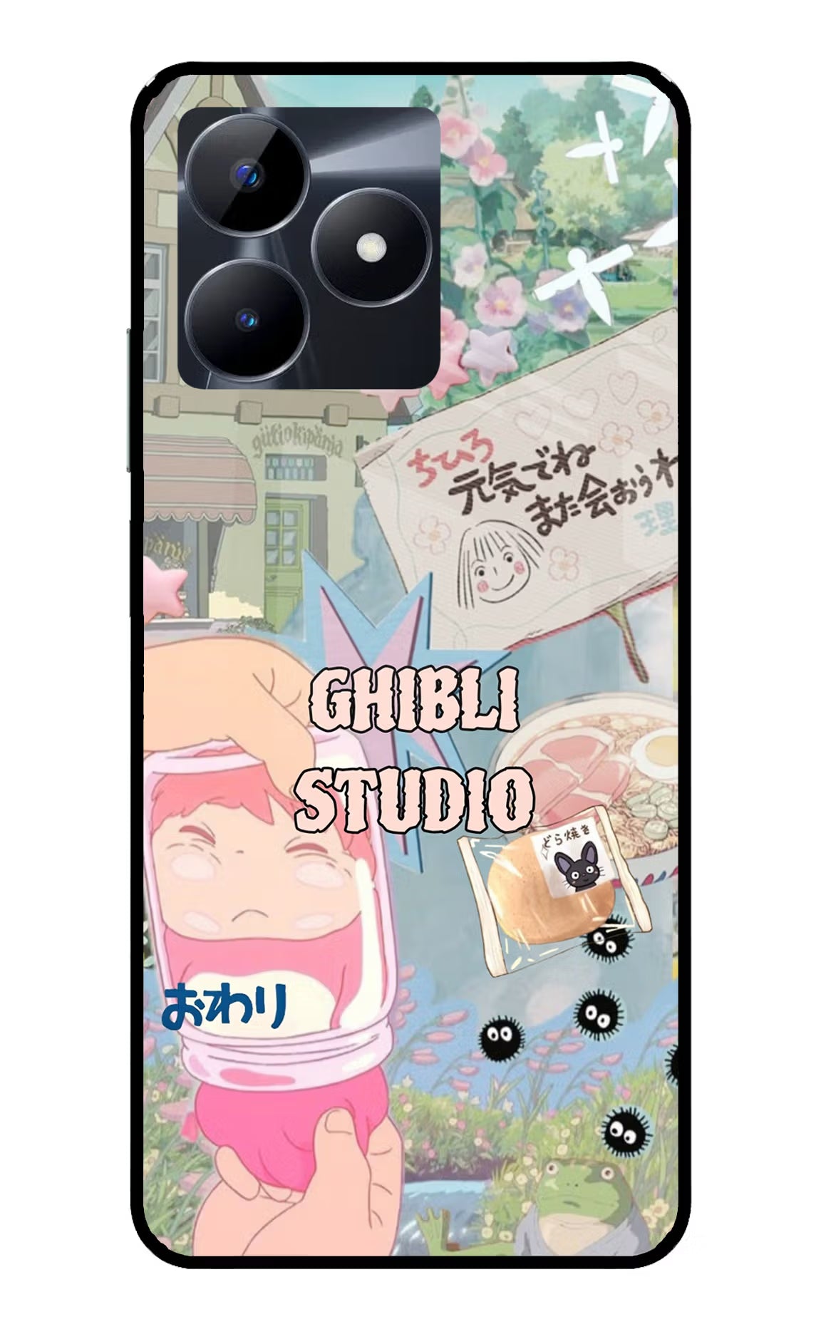 Studio Ghibli Realme C53 Glass Case - Studio Ghibli Realme C53 Glass Case Studio Ghibli Realme C53 Glass Case