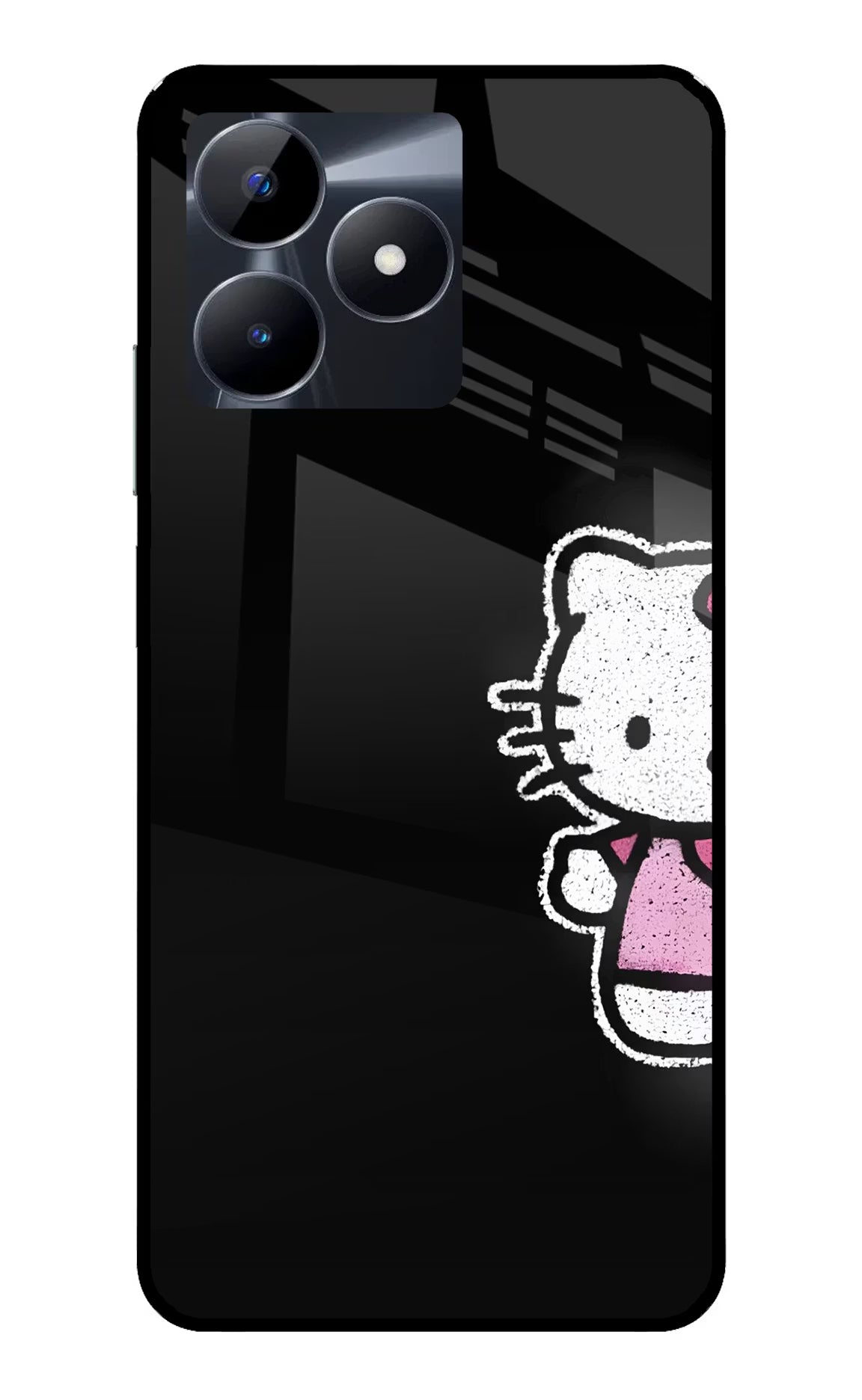 Kitty Charm Realme C53 Glass Case - Kitty Charm Realme C53 Glass Case Kitty Charm Realme C53 Glass Case