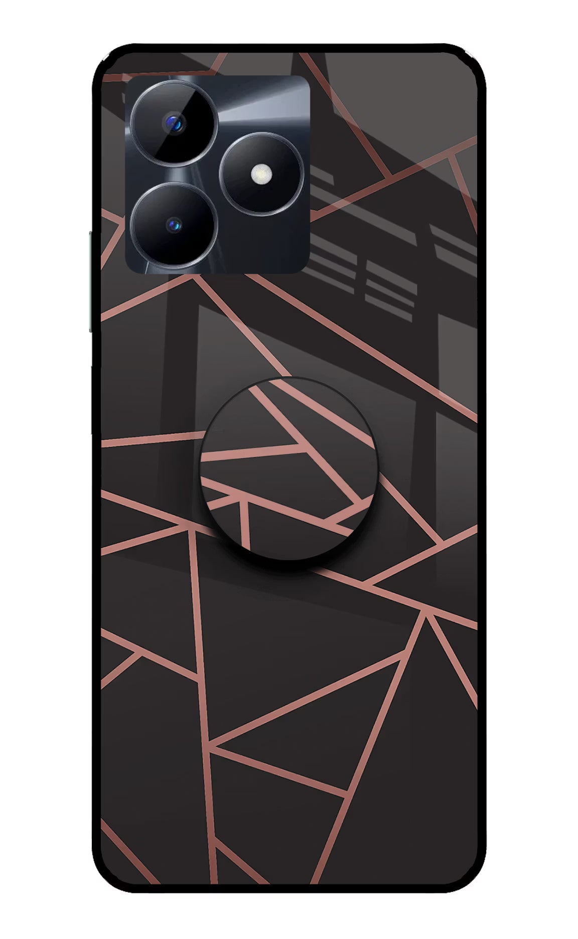 Geometric Pattern Realme C53 Glass Case - Geometric Pattern Realme C53 Glass Case Geometric Pattern Realme C53 Glass Case