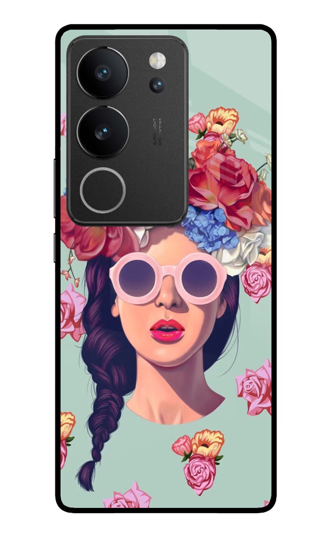Pretty Girl Vivo V29/V29 Pro Glass Case - Pretty Girl Vivo V29/V29 Pro Glass Case Pretty Girl Vivo V29/V29 Pro Glass Case