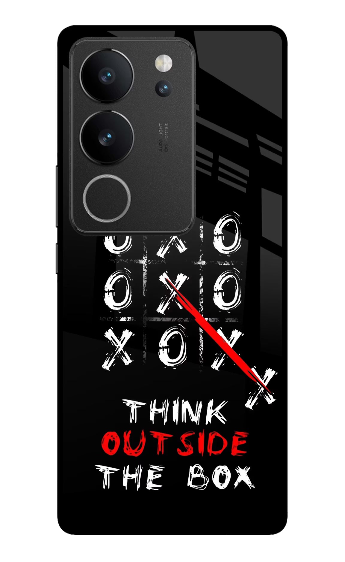 Think out of the BOX Vivo V29/V29 Pro Glass Case - Think out of the BOX Vivo V29/V29 Pro Glass Case Think out of the BOX Vivo V29/V29 Pro Glass Case