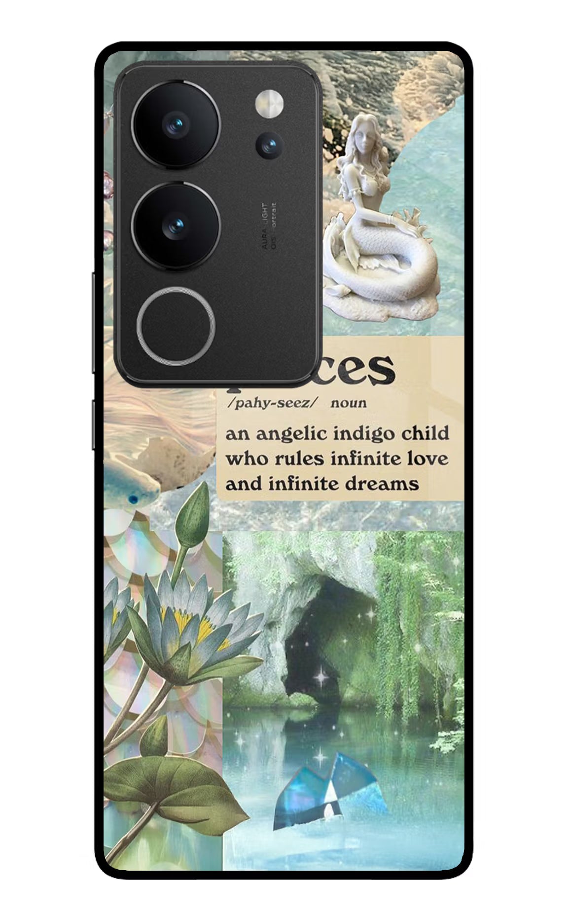 Pisces Zodiac Vivo V29/V29 Pro Glass Case - Pisces Zodiac Vivo V29/V29 Pro Glass Case Pisces Zodiac Vivo V29/V29 Pro Glass Case