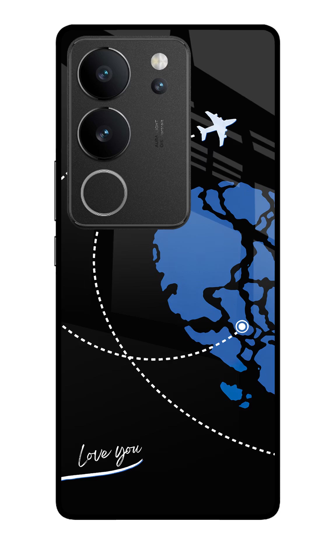 Love Orbit Vivo V29/V29 Pro Glass Case - Love Orbit Vivo V29/V29 Pro Glass Case Love Orbit Vivo V29/V29 Pro Glass Case
