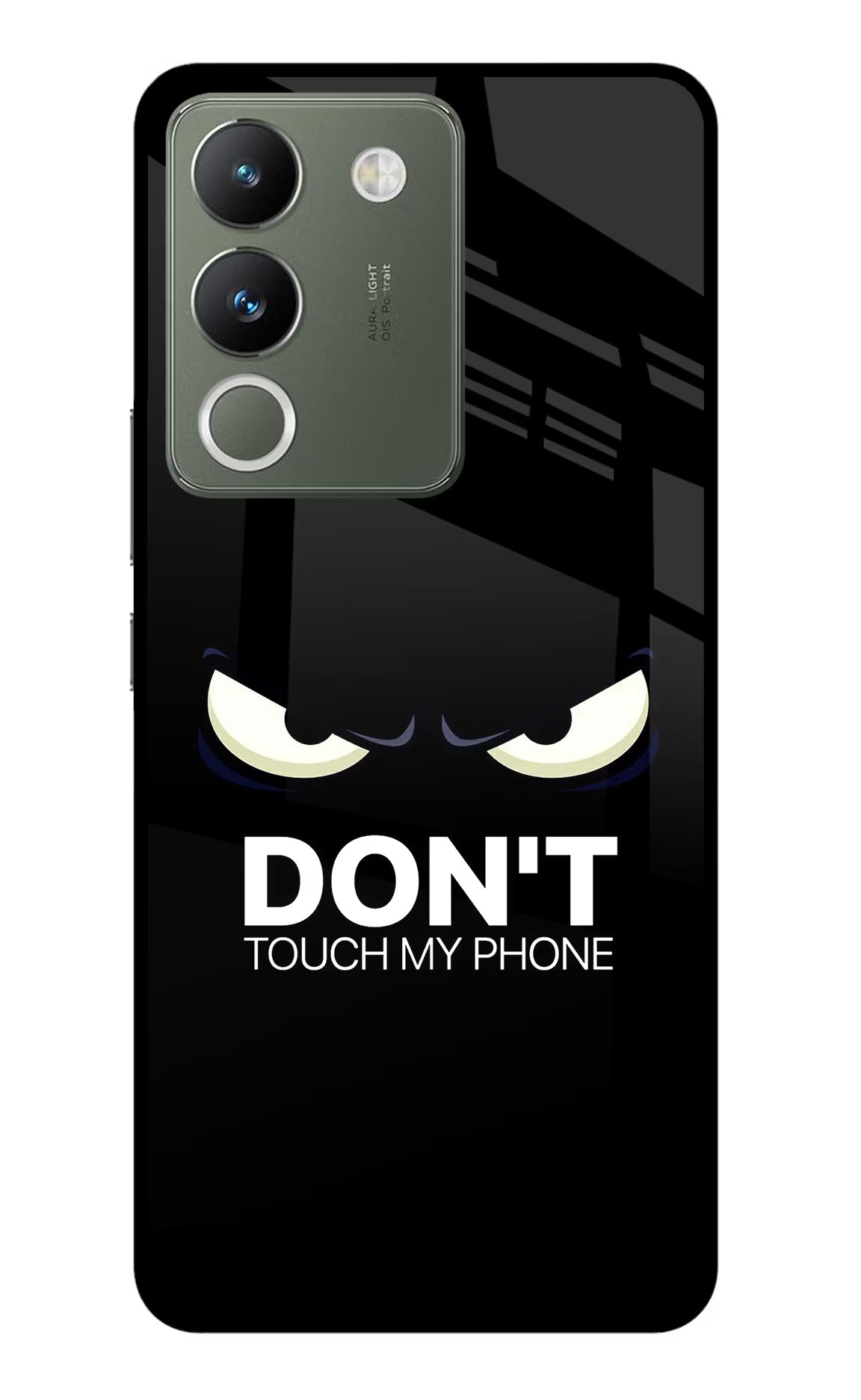 Don'T Touch My Phone Vivo Y200 5G Glass Case - Don'T Touch My Phone Vivo Y200 5G Glass Case Don'T Touch My Phone Vivo Y200 5G Glass Case