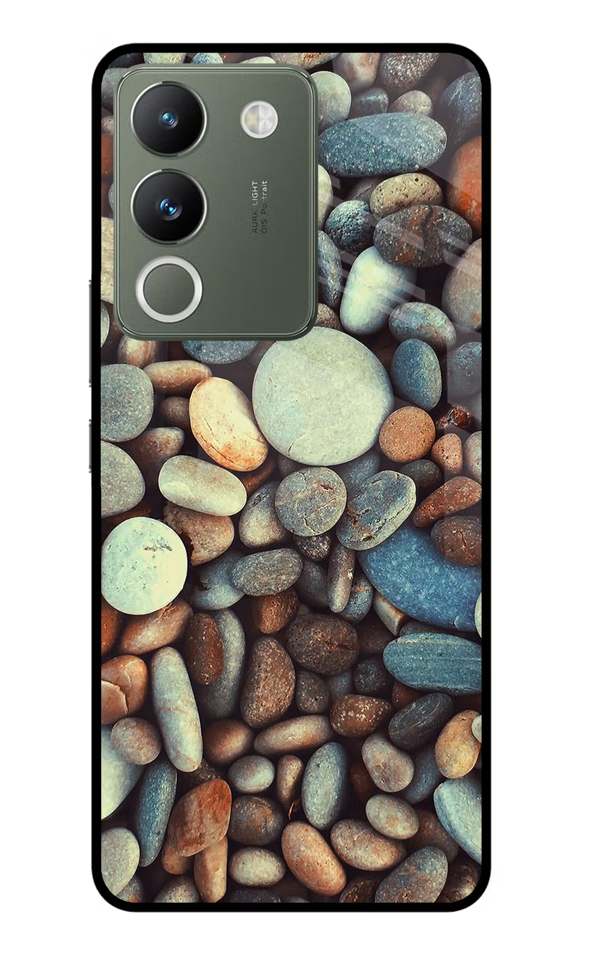 Pebble Vivo Y200 5G Glass Case - Pebble Vivo Y200 5G Glass Case Pebble Vivo Y200 5G Glass Case