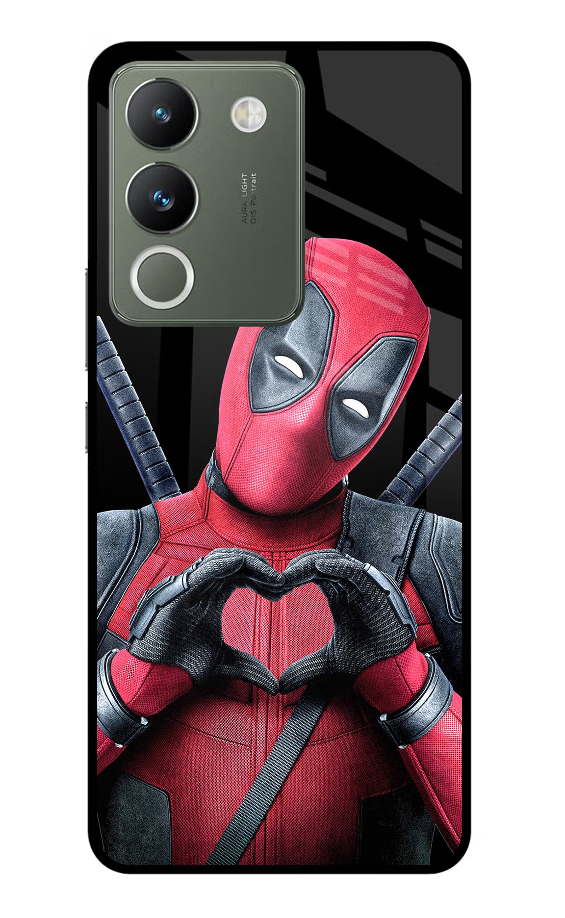 Deadpool Vivo Y200 5G Glass Case - Deadpool Vivo Y200 5G Glass Case Deadpool Vivo Y200 5G Glass Case