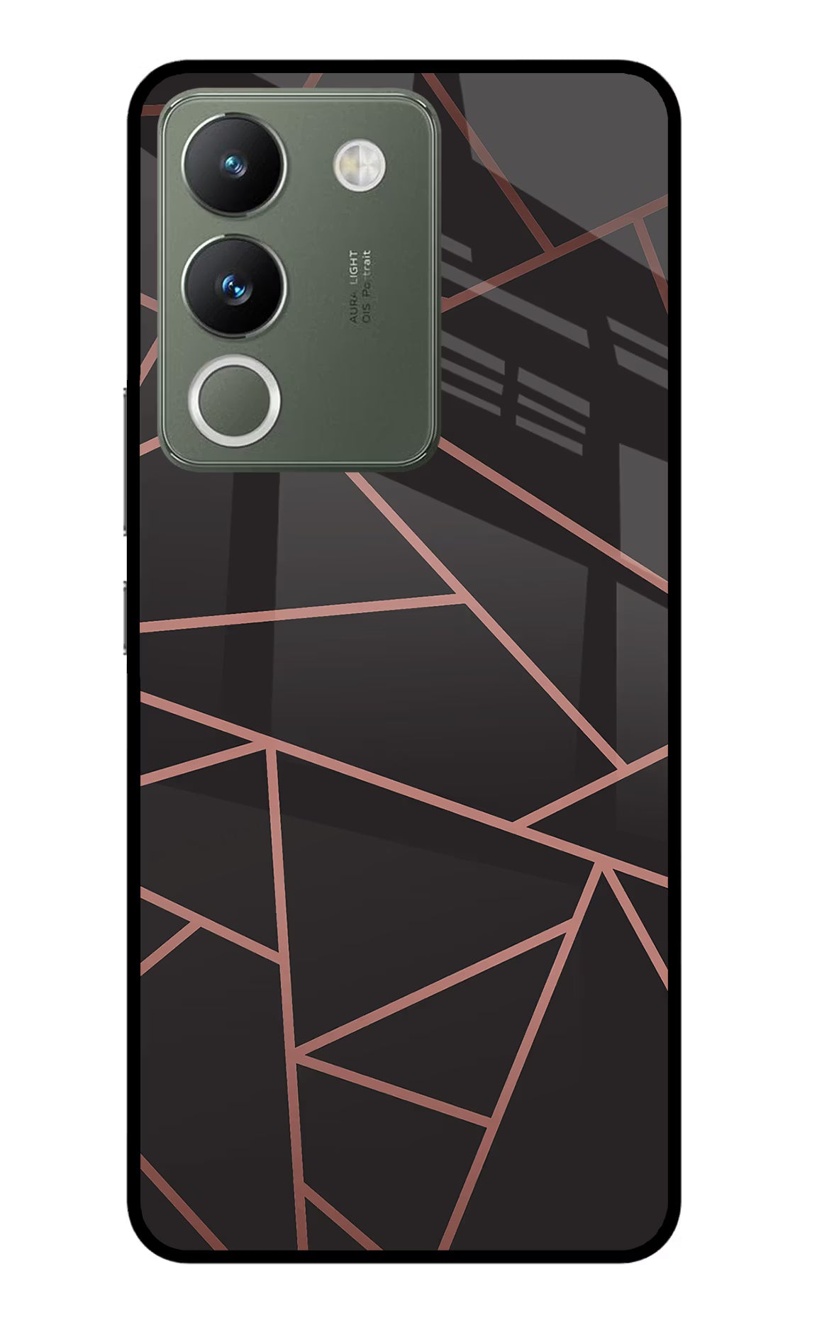 Geometric Pattern Vivo Y200 5G Glass Case - Geometric Pattern Vivo Y200 5G Glass Case Geometric Pattern Vivo Y200 5G Glass Case