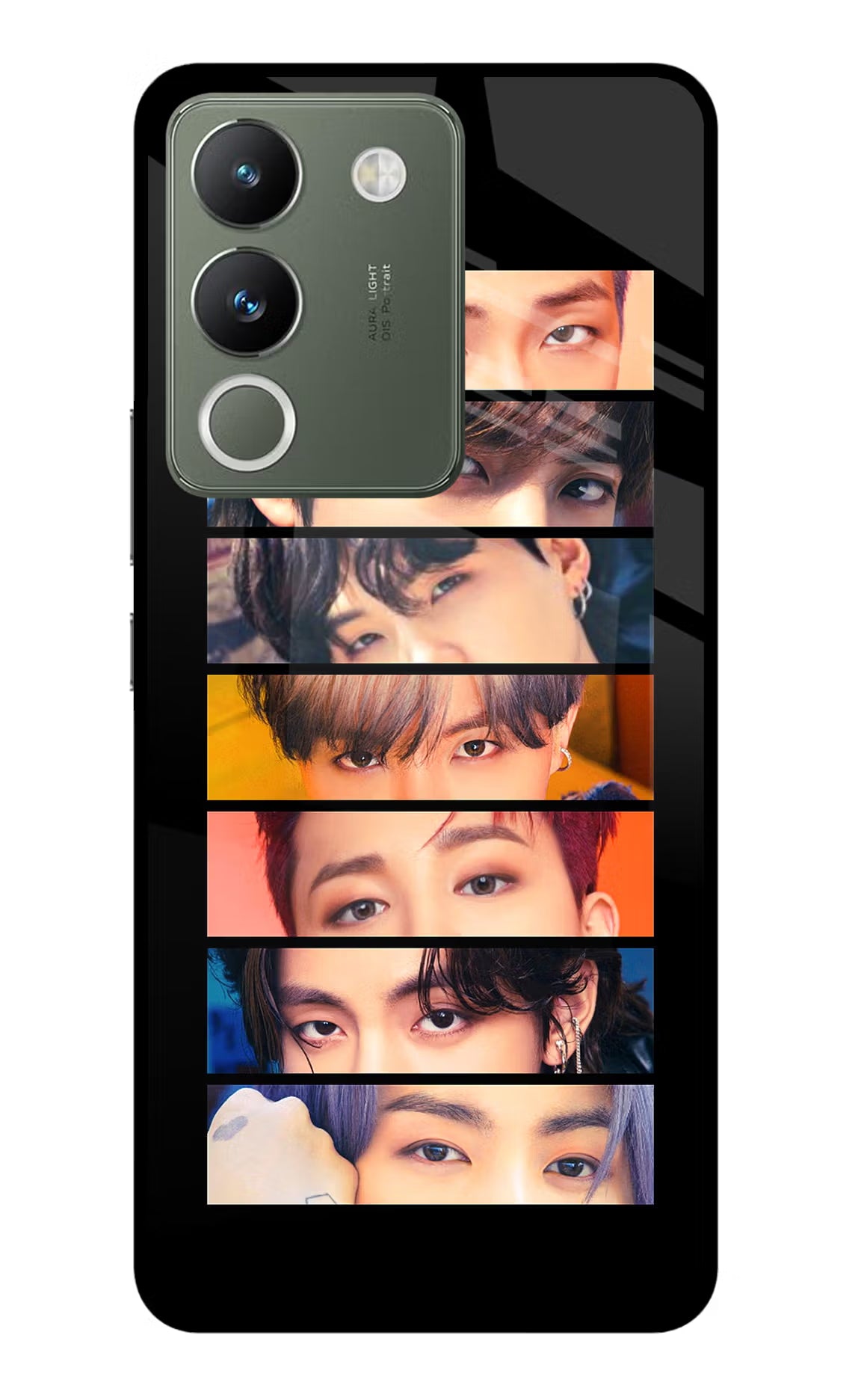 BTS Eyes Vivo Y200 5G Glass Case - BTS Eyes Vivo Y200 5G Glass Case BTS Eyes Vivo Y200 5G Glass Case