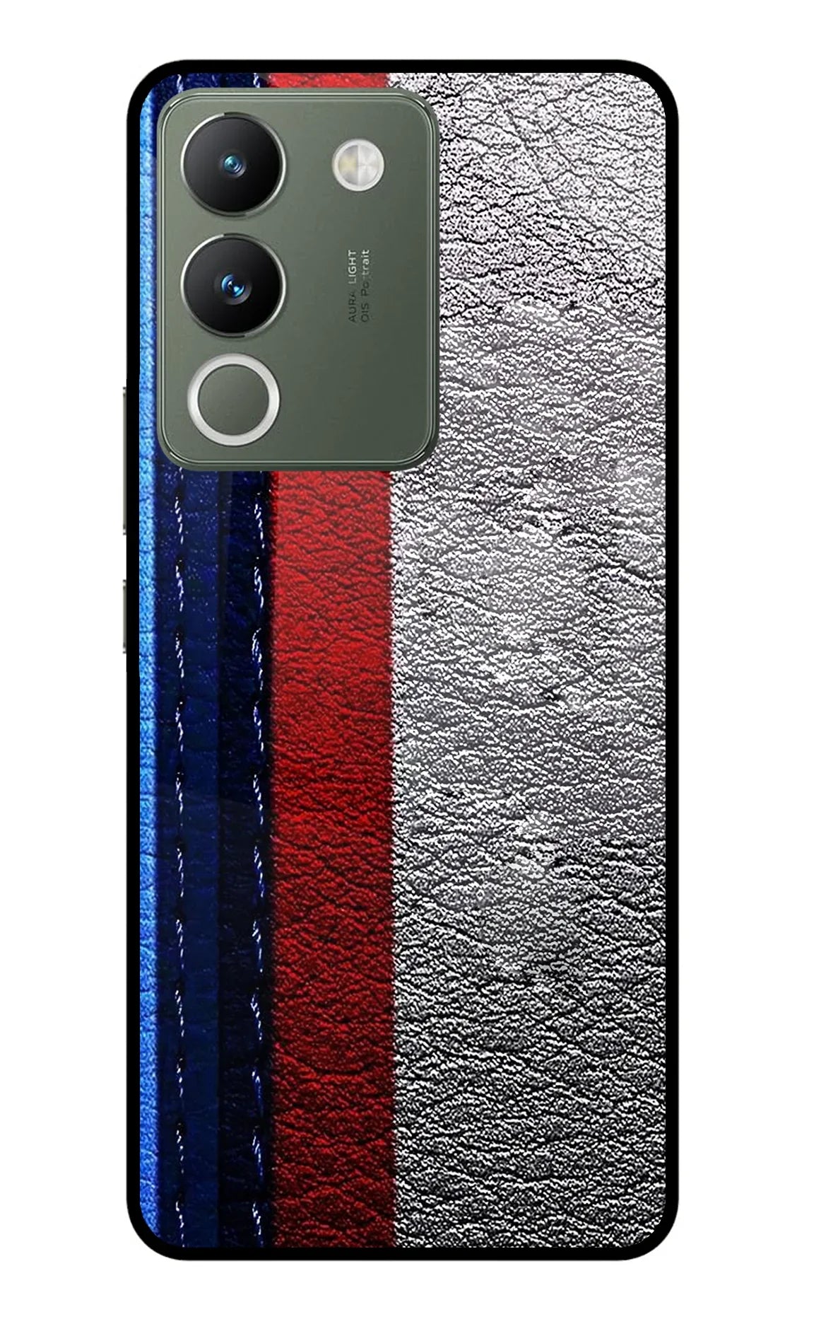 BMW Stripes Vivo Y200 5G Glass Case - BMW Stripes Vivo Y200 5G Glass Case BMW Stripes Vivo Y200 5G Glass Case