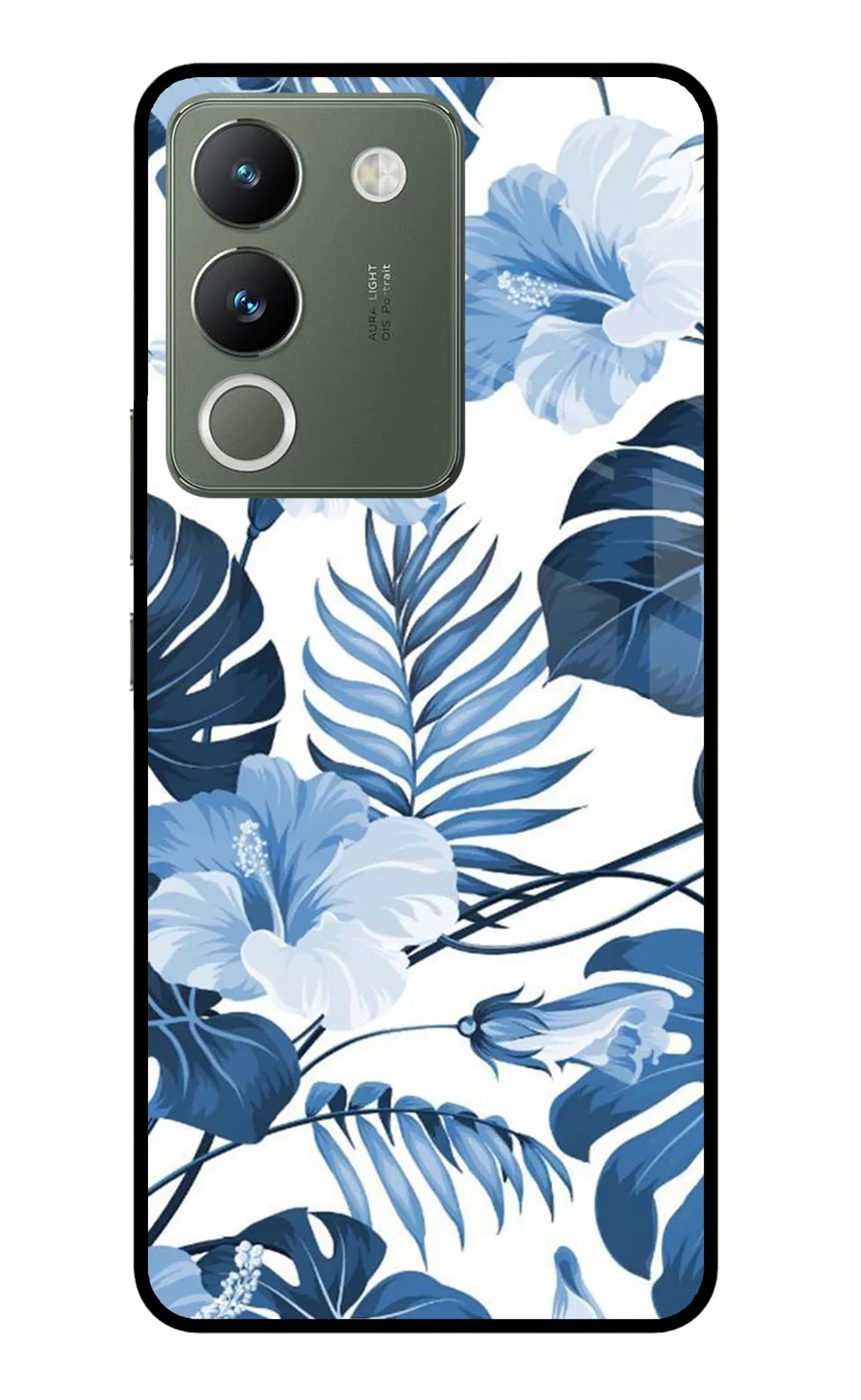 Fabric Art Vivo Y200 5G Glass Case - Fabric Art Vivo Y200 5G Glass Case Fabric Art Vivo Y200 5G Glass Case