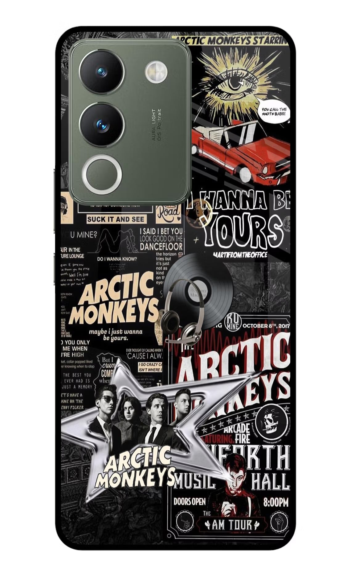 Arctic Monkeys Vivo Y200 5G Glass Case - Arctic Monkeys Vivo Y200 5G Glass Case Arctic Monkeys Vivo Y200 5G Glass Case