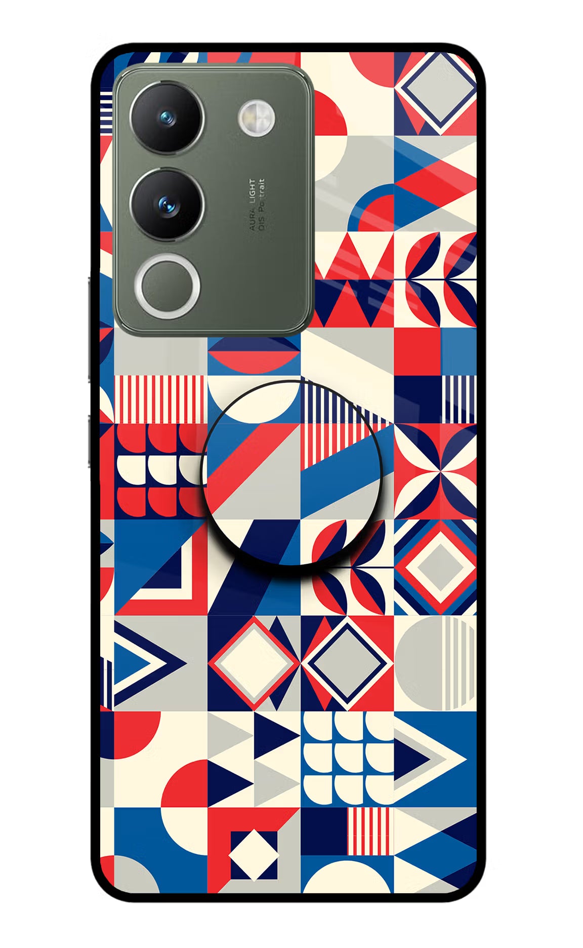 Colorful Pattern Vivo Y200 5G Glass Case - Colorful Pattern Vivo Y200 5G Glass Case Colorful Pattern Vivo Y200 5G Glass Case