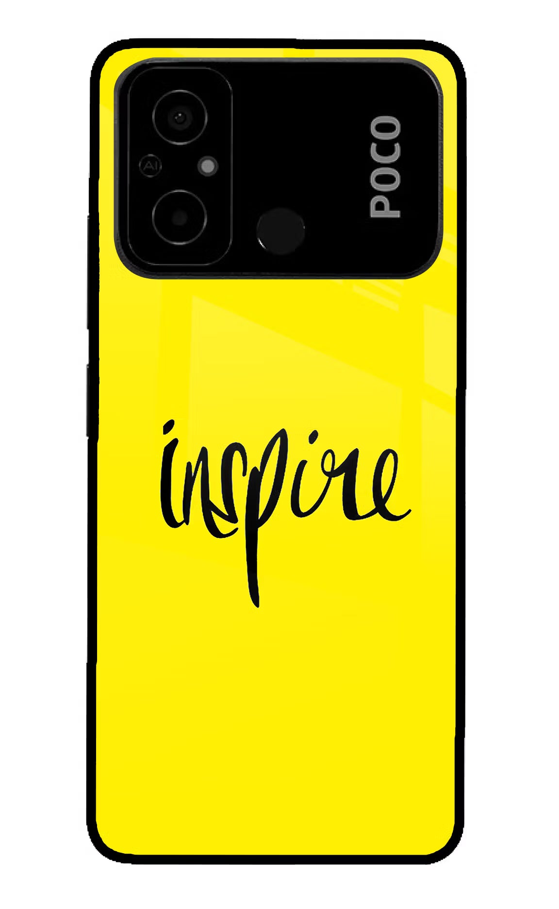 Inspire Poco C55 Glass Case - Inspire Poco C55 Glass Case Inspire Poco C55 Glass Case