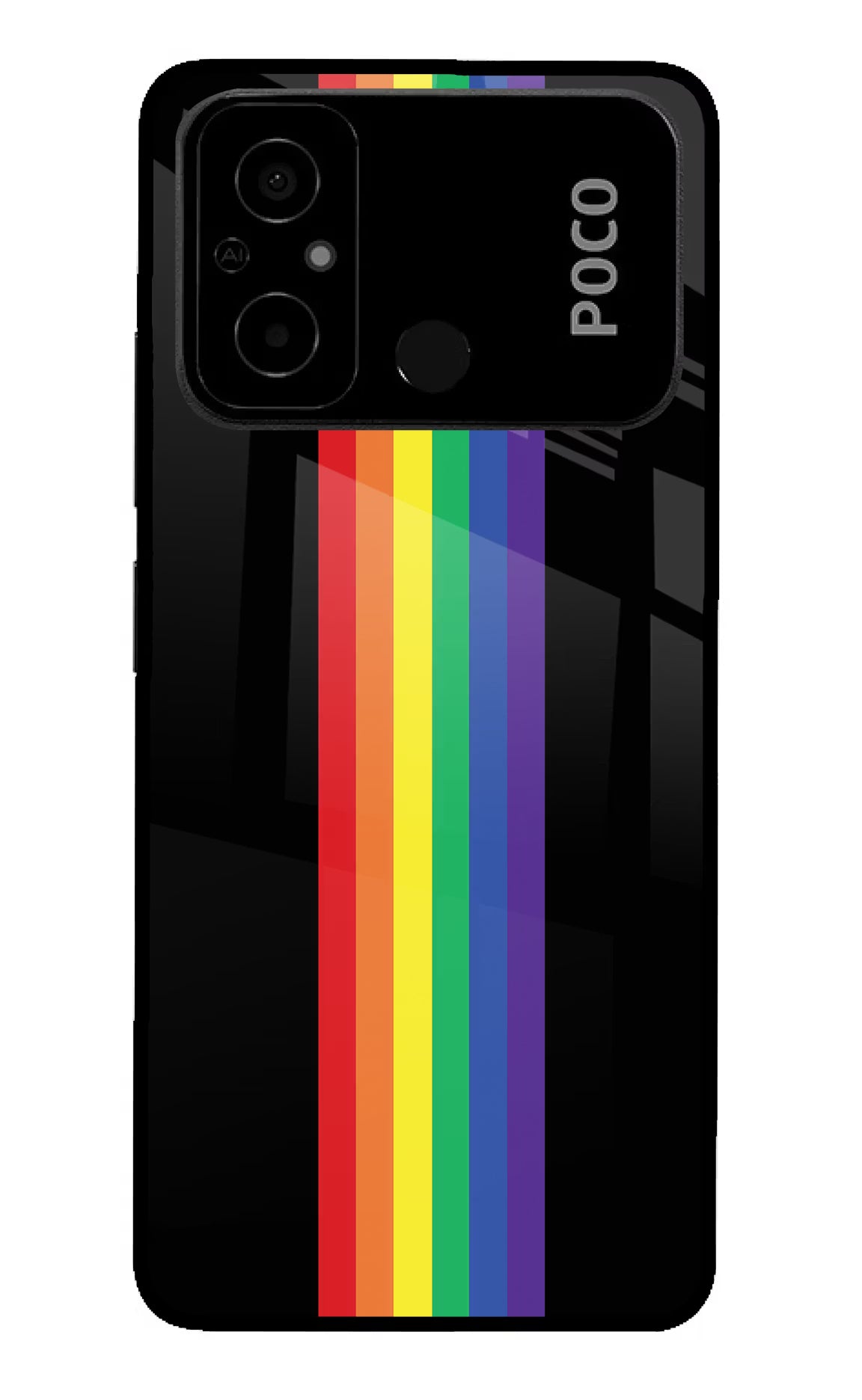 Pride Poco C55 Glass Case - Pride Poco C55 Glass Case Pride Poco C55 Glass Case