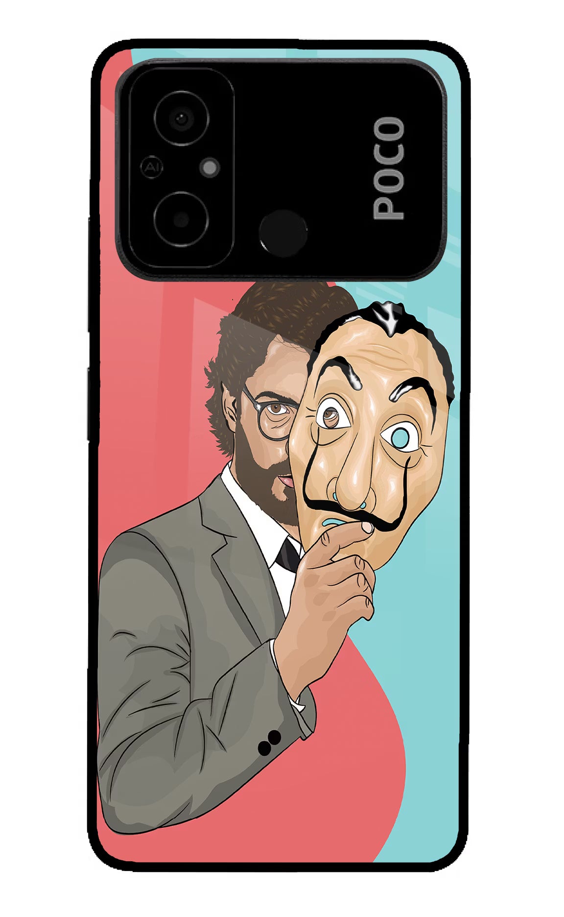 Professor Poco C55 Glass Case - Professor Poco C55 Glass Case Professor Poco C55 Glass Case