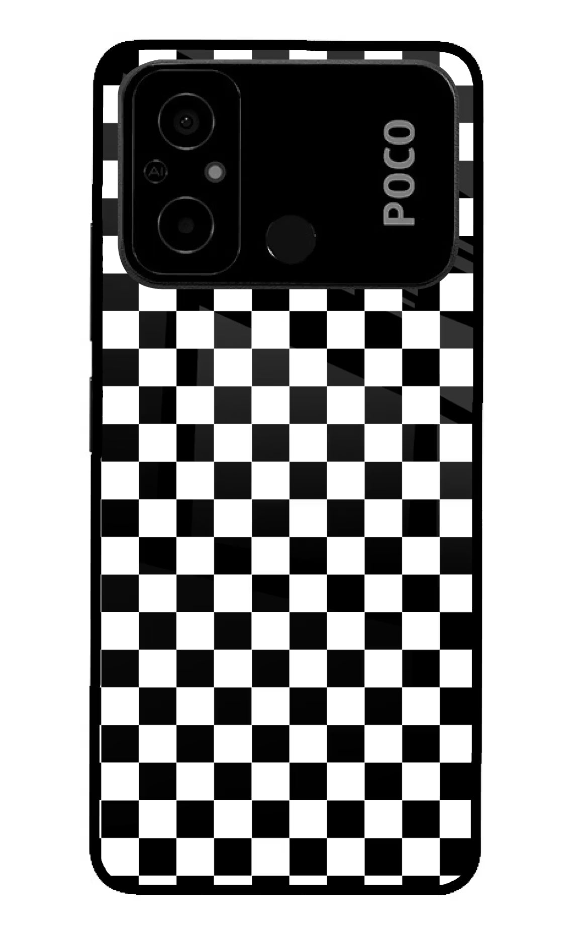 Chess Board Poco C55 Glass Case - Chess Board Poco C55 Glass Case Chess Board Poco C55 Glass Case