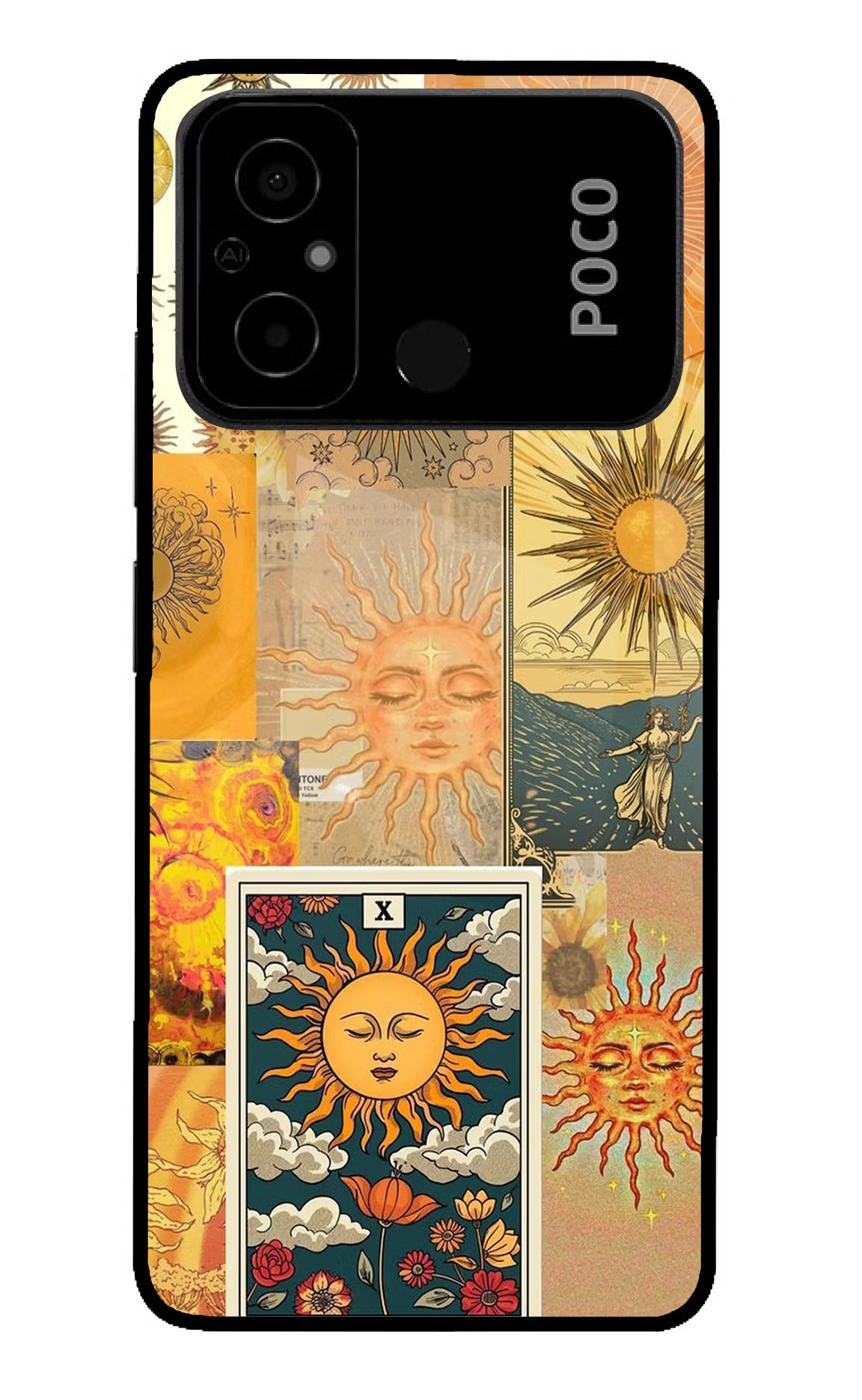 Sun Poco C55 Glass Case - Sun Poco C55 Glass Case Sun Poco C55 Glass Case