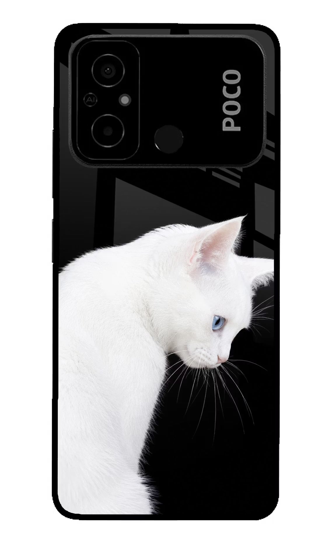 Snow Gaze Poco C55 Glass Case - Snow Gaze Poco C55 Glass Case Snow Gaze Poco C55 Glass Case