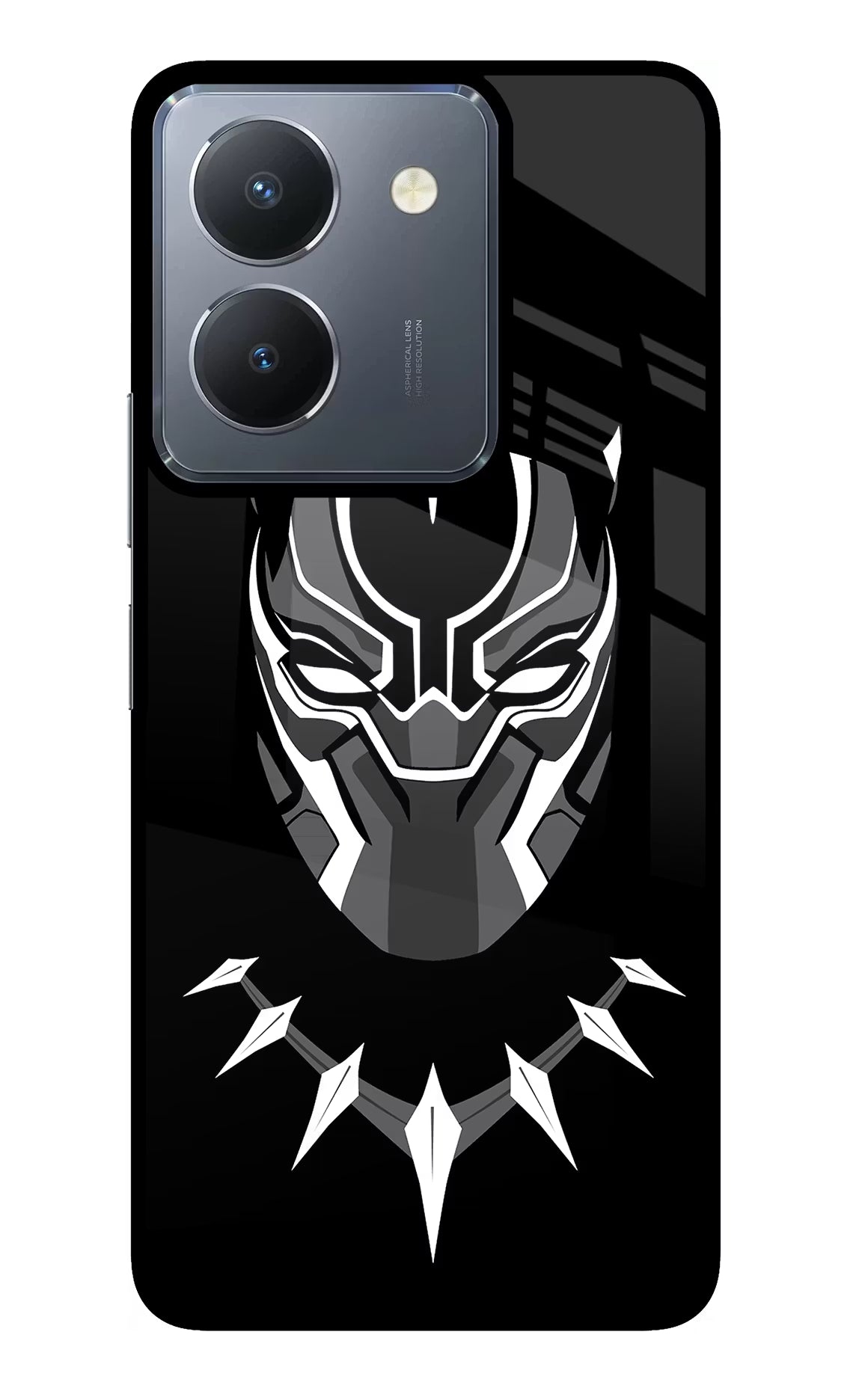 Black Panther Vivo Y36 Glass Case - Black Panther Vivo Y36 Glass Case Black Panther Vivo Y36 Glass Case
