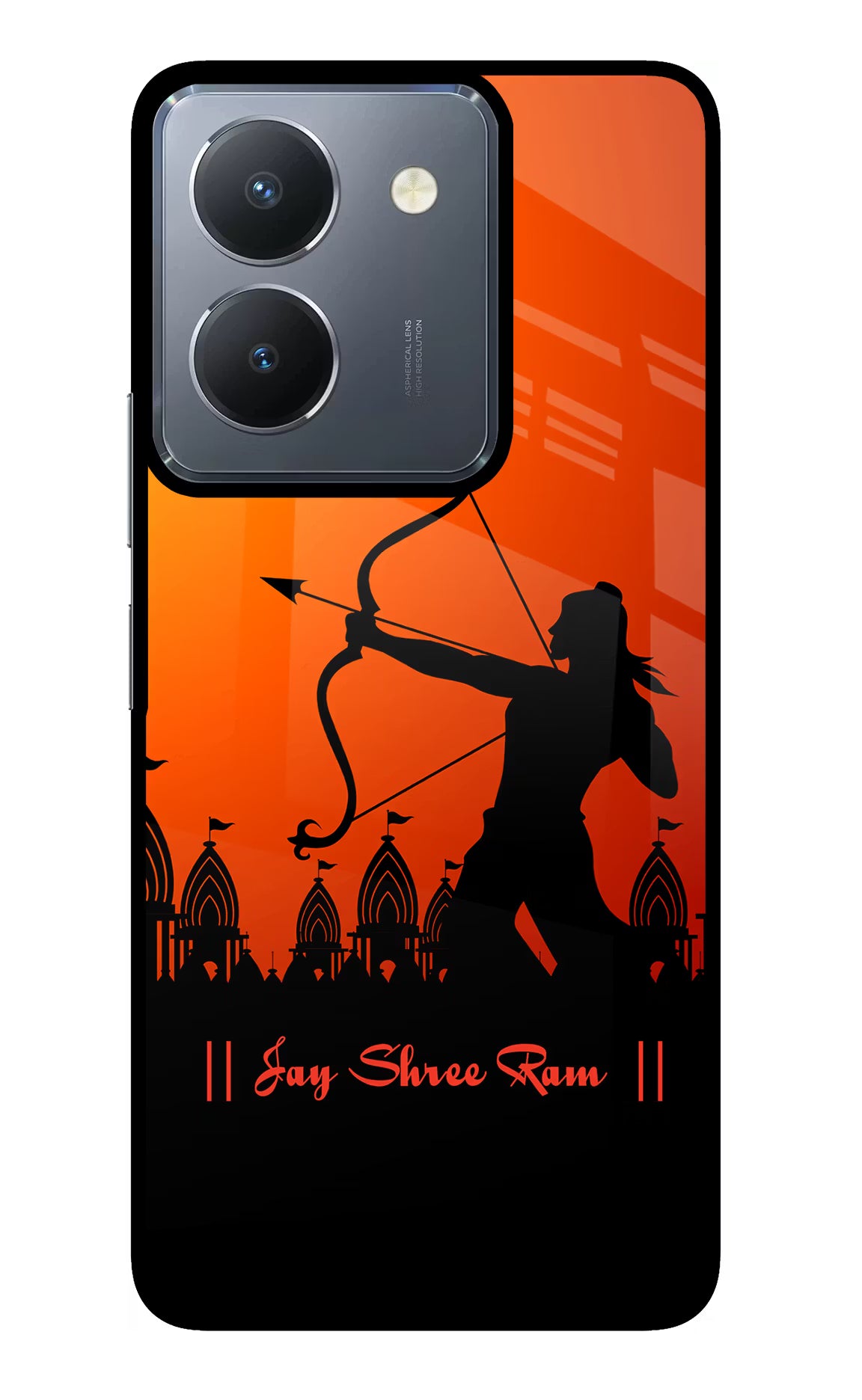 Lord Ram - 4 Vivo Y36 Glass Case - Lord Ram - 4 Vivo Y36 Glass Case Lord Ram - 4 Vivo Y36 Glass Case