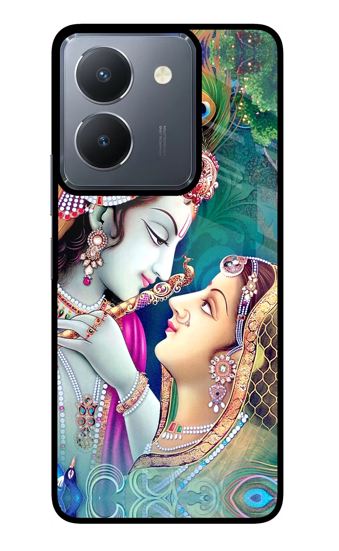 Lord Radha Krishna Vivo Y36 Glass Case - Lord Radha Krishna Vivo Y36 Glass Case Lord Radha Krishna Vivo Y36 Glass Case