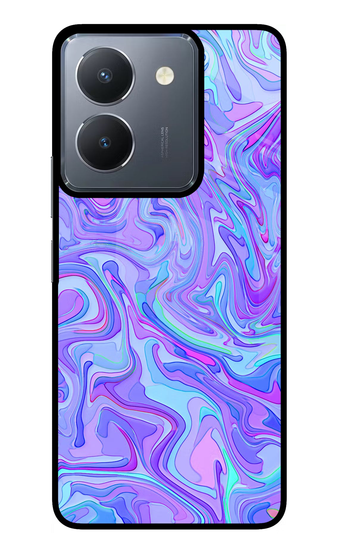 Glitter Vivo Y36 Glass Case - Glitter Vivo Y36 Glass Case Glitter Vivo Y36 Glass Case