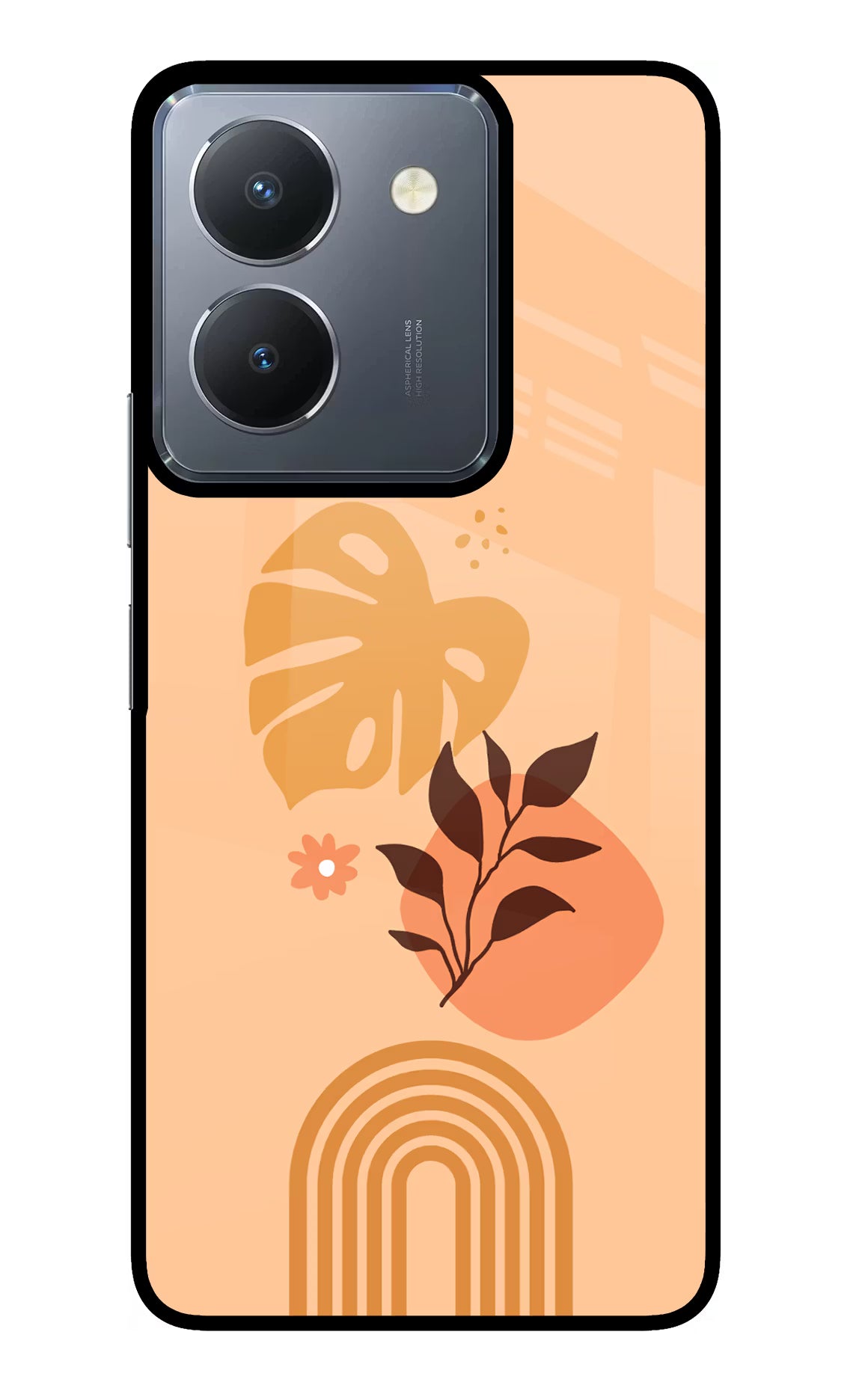 Bohemian Art Vivo Y36 Glass Case - Bohemian Art Vivo Y36 Glass Case Bohemian Art Vivo Y36 Glass Case