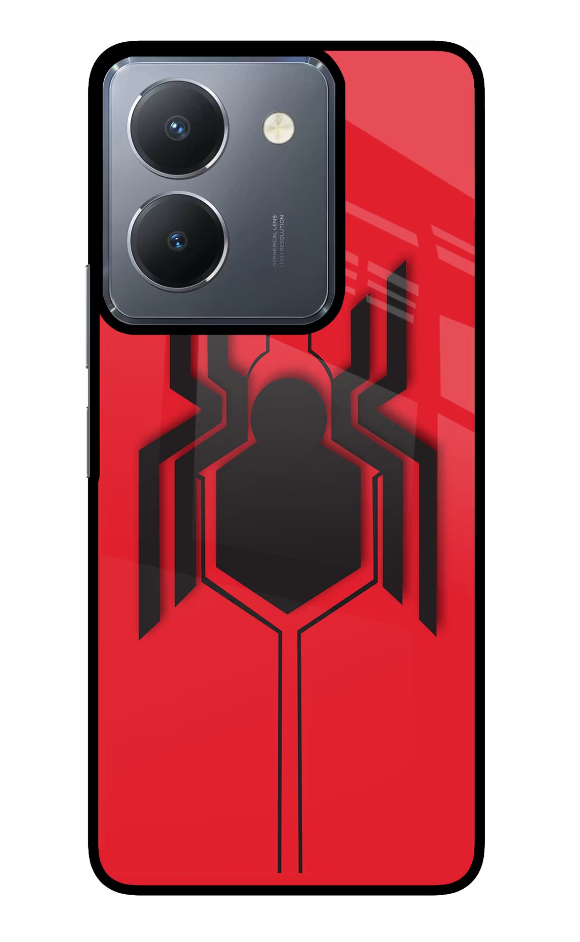 Spider Vivo Y36 Glass Case - Spider Vivo Y36 Glass Case Spider Vivo Y36 Glass Case