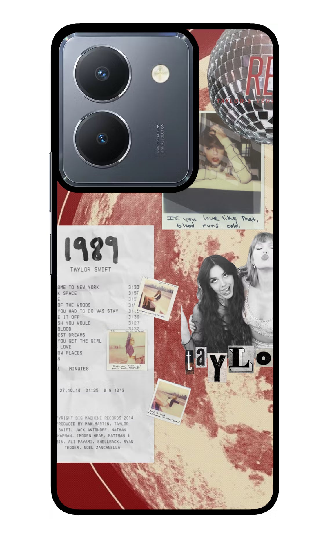 Taylor Swift Vivo Y36 Glass Case - Taylor Swift Vivo Y36 Glass Case Taylor Swift Vivo Y36 Glass Case