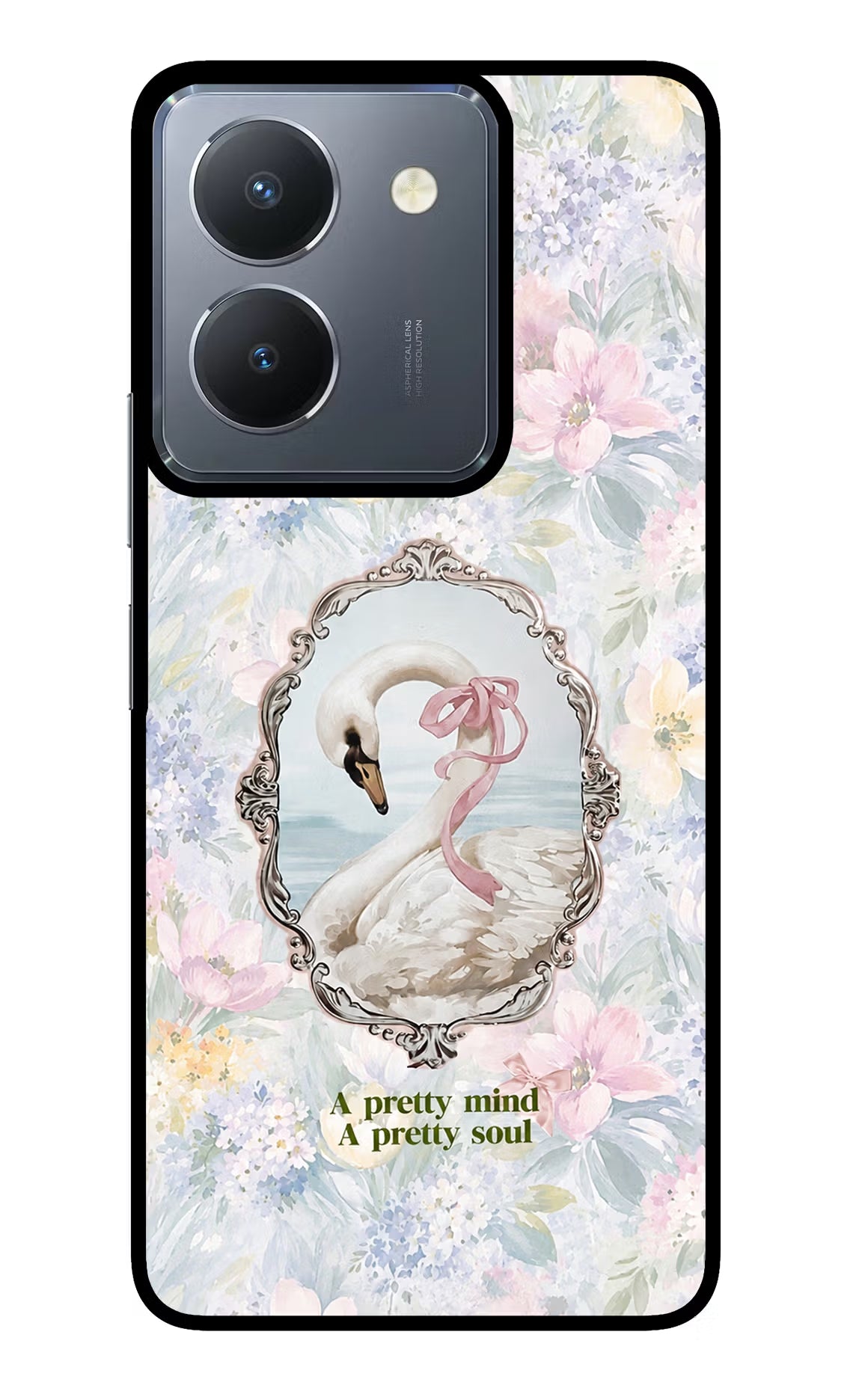 Pretty Mind Pretty Soul Vivo Y36 Glass Case - Pretty Mind Pretty Soul Vivo Y36 Glass Case Pretty Mind Pretty Soul Vivo Y36 Glass Case