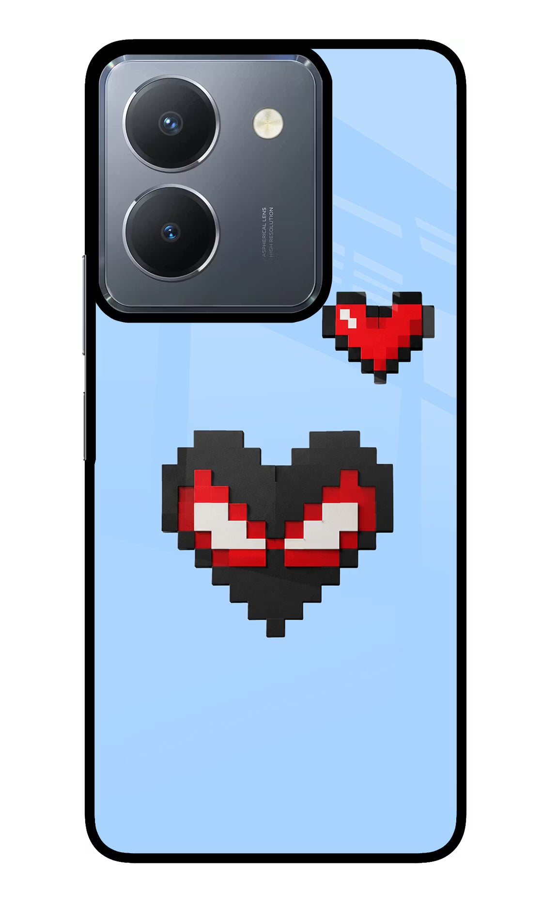 Peter Heart Vivo Y36 Glass Case - Peter Heart Vivo Y36 Glass Case Peter Heart Vivo Y36 Glass Case