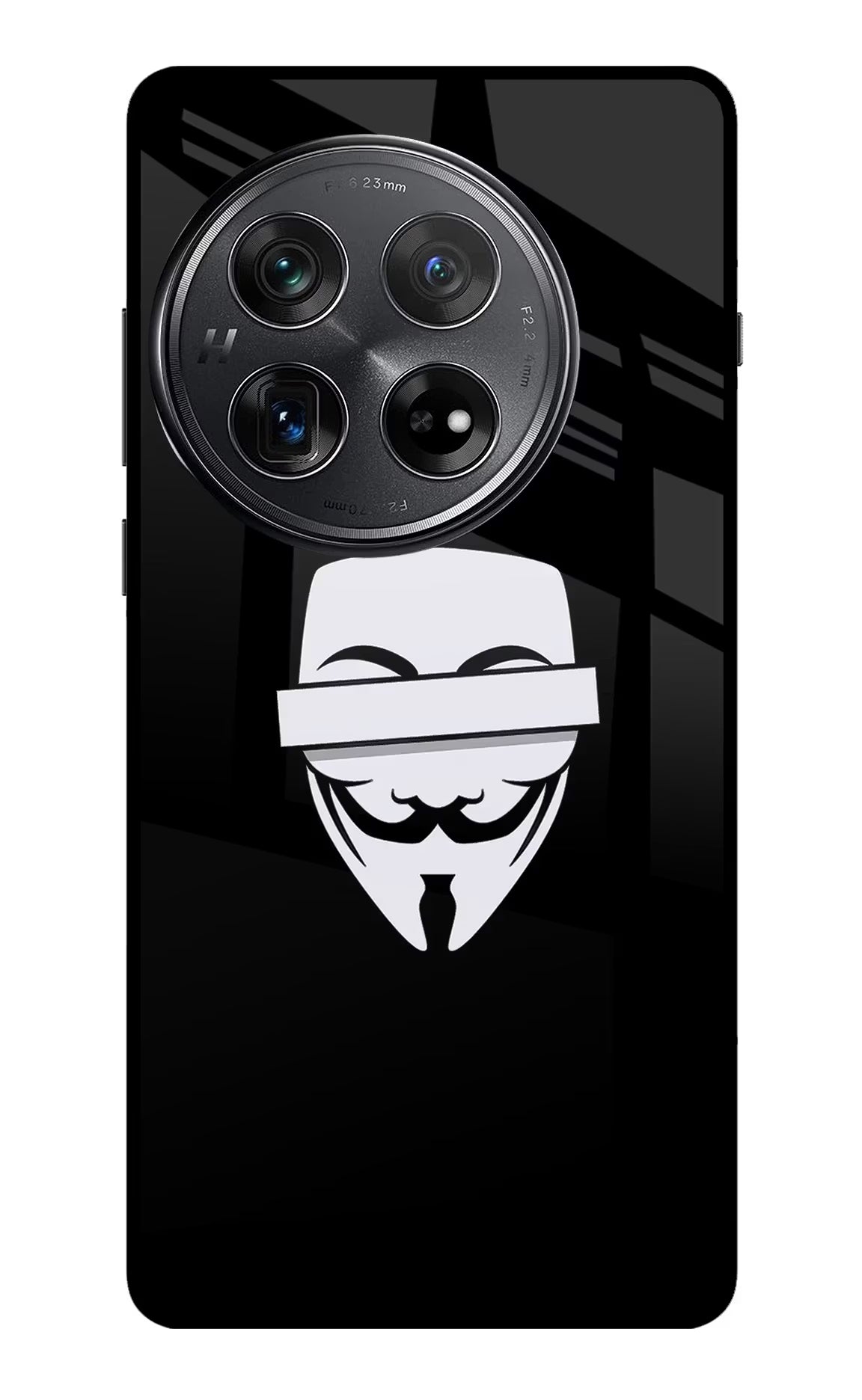 Anonymous Face Oneplus 12 Glass Case - Anonymous Face Oneplus 12 Glass Case Anonymous Face Oneplus 12 Glass Case
