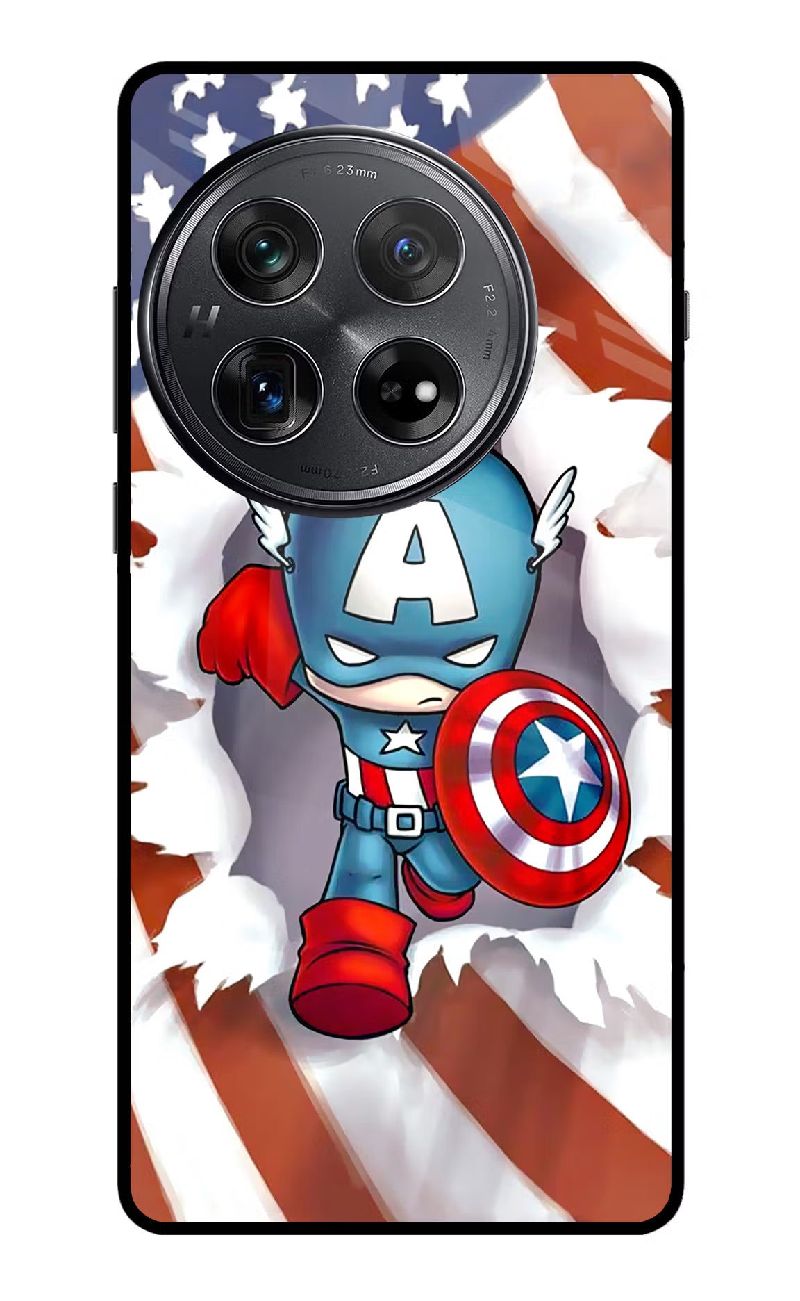 Captain America Oneplus 12 Glass Case - Captain America Oneplus 12 Glass Case Captain America Oneplus 12 Glass Case