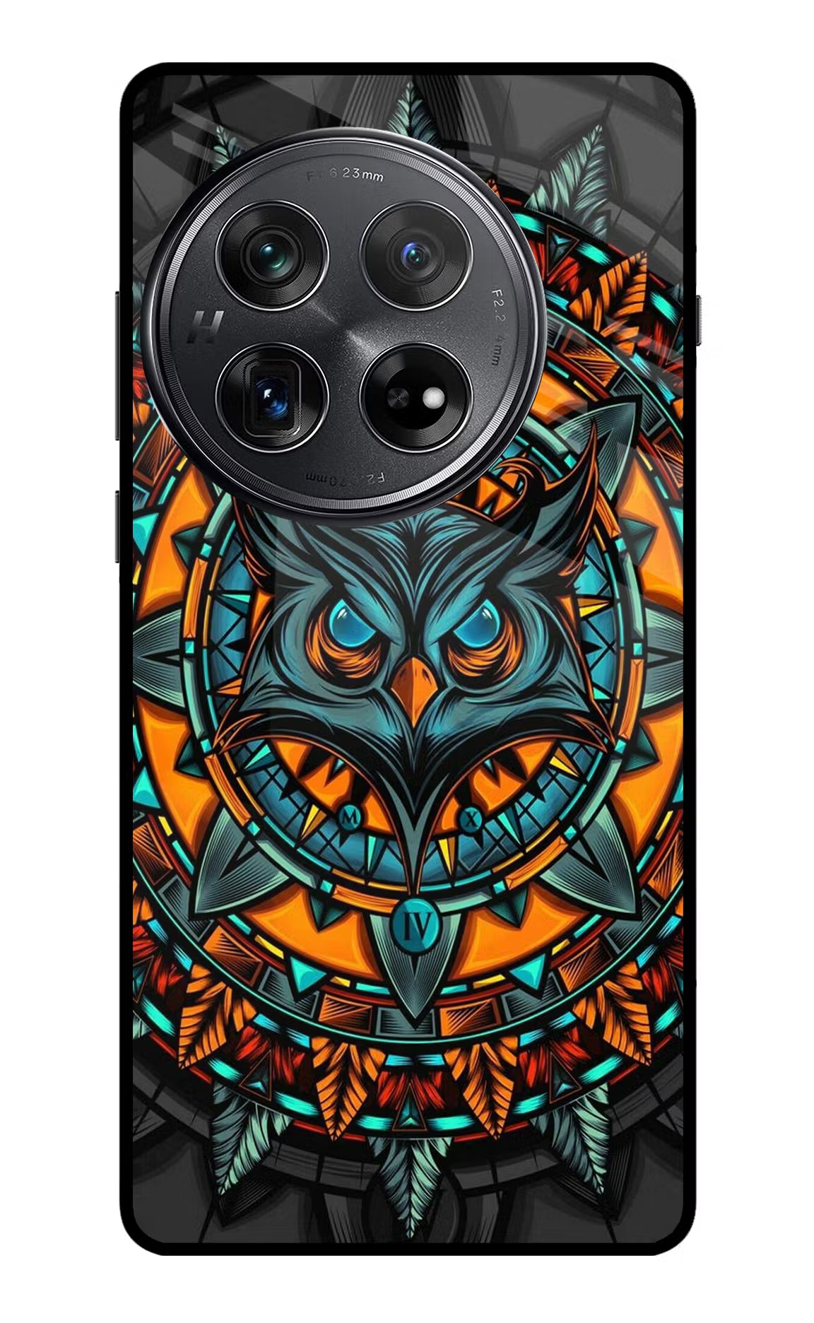 Angry Owl Art Oneplus 12 Glass Case - Angry Owl Art Oneplus 12 Glass Case Angry Owl Art Oneplus 12 Glass Case