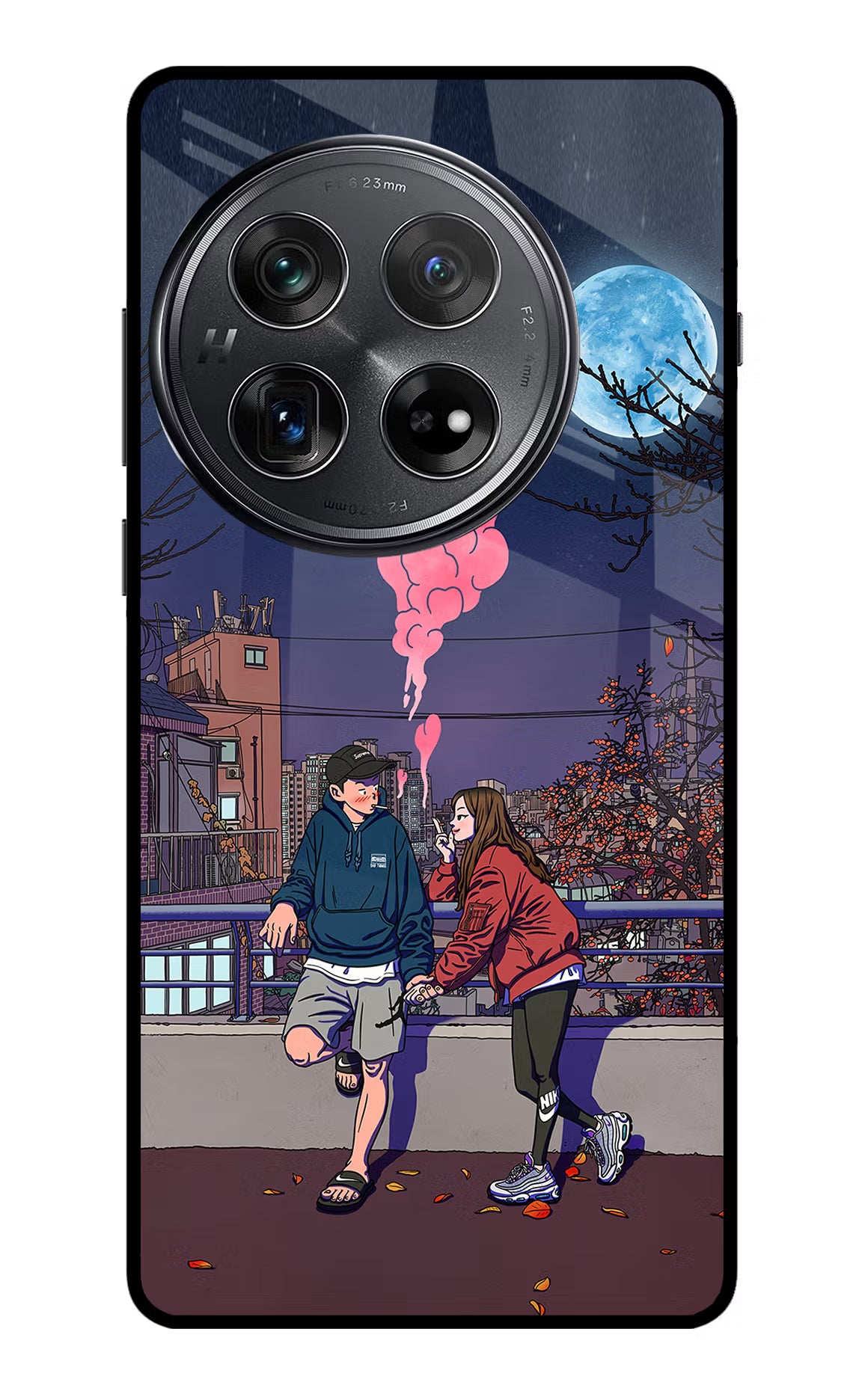 Chilling Couple Oneplus 12 Glass Case - Chilling Couple Oneplus 12 Glass Case Chilling Couple Oneplus 12 Glass Case
