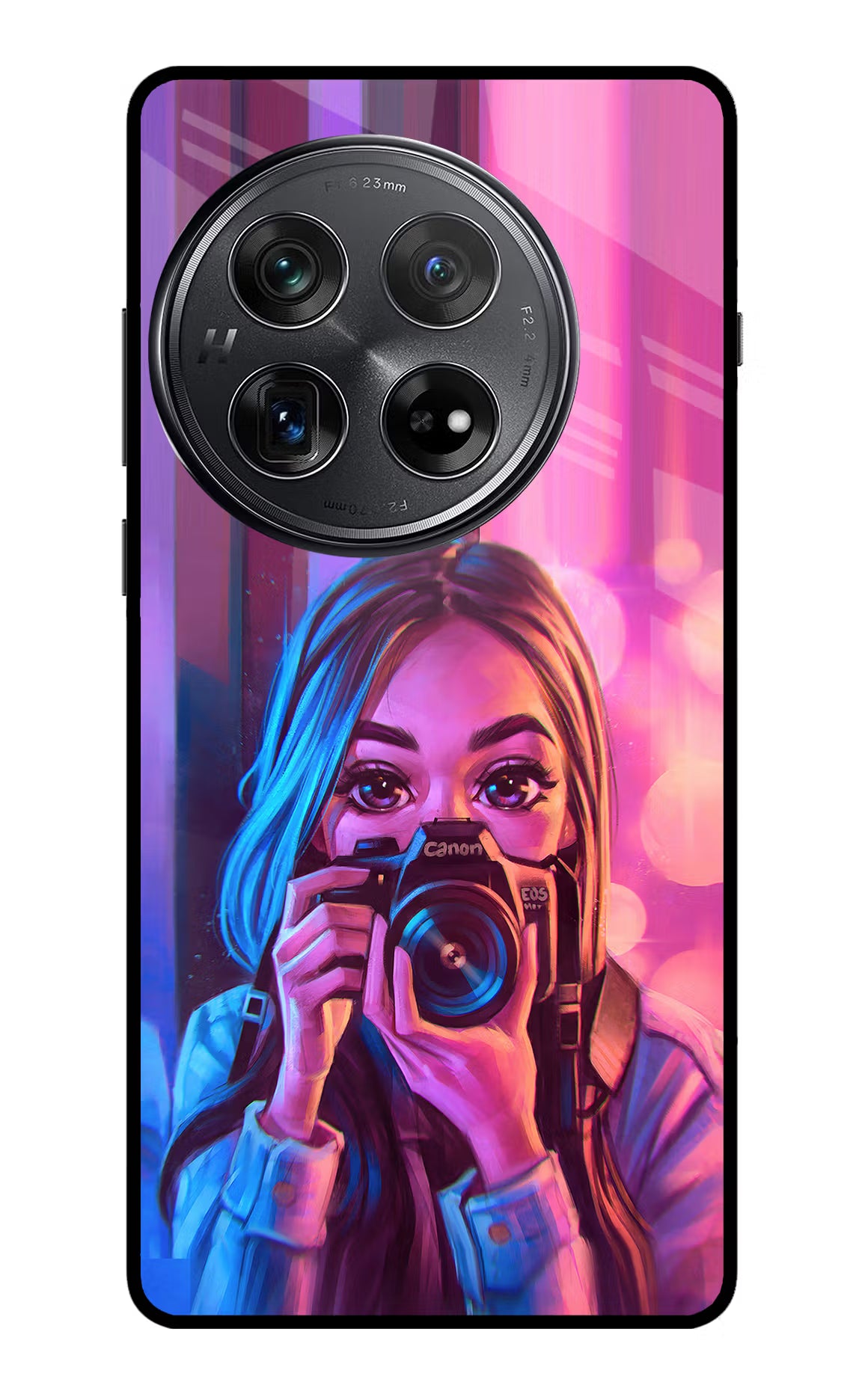 Girl Photographer Oneplus 12 Glass Case - Girl Photographer Oneplus 12 Glass Case Girl Photographer Oneplus 12 Glass Case
