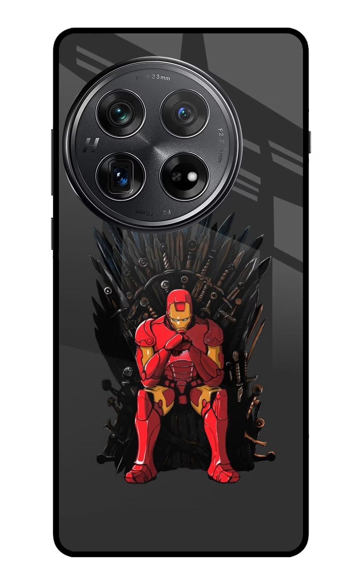 Ironman Throne Oneplus 12 Glass Case - Ironman Throne Oneplus 12 Glass Case Ironman Throne Oneplus 12 Glass Case