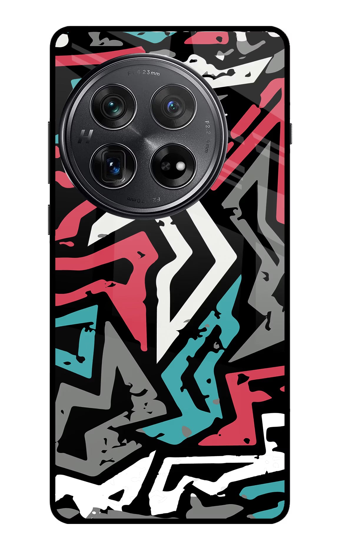 Geometric Graffiti Oneplus 12 Glass Case - Geometric Graffiti Oneplus 12 Glass Case Geometric Graffiti Oneplus 12 Glass Case