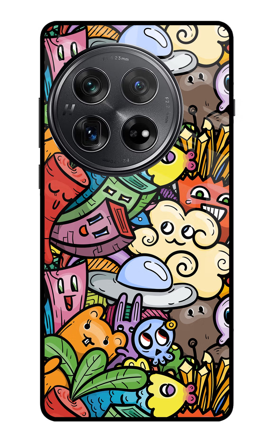 Veggie Doodle Oneplus 12 Glass Case - Veggie Doodle Oneplus 12 Glass Case Veggie Doodle Oneplus 12 Glass Case