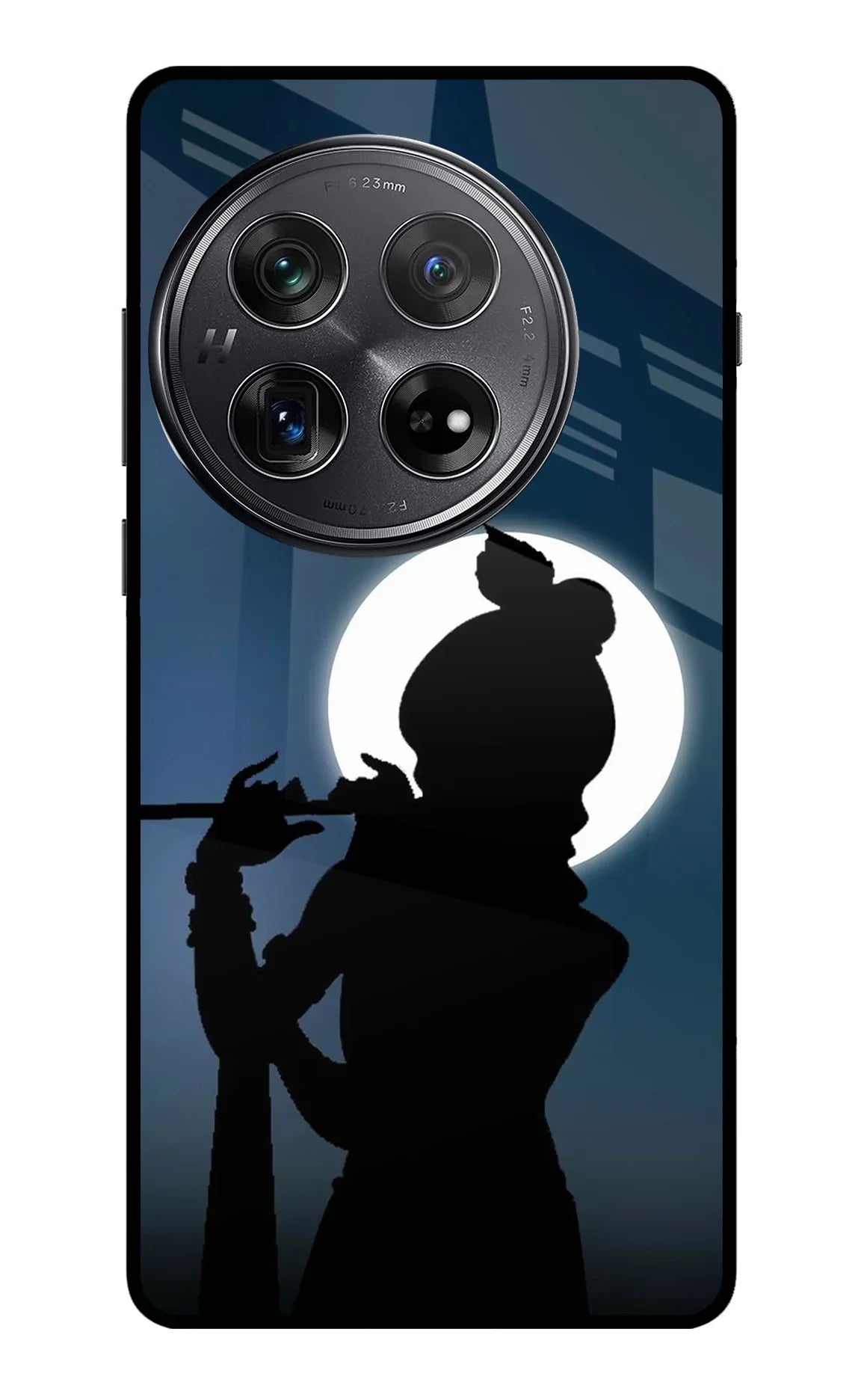 Shri Krishna Silhouette Oneplus 12 Glass Case - Shri Krishna Silhouette Oneplus 12 Glass Case Shri Krishna Silhouette Oneplus 12 Glass Case