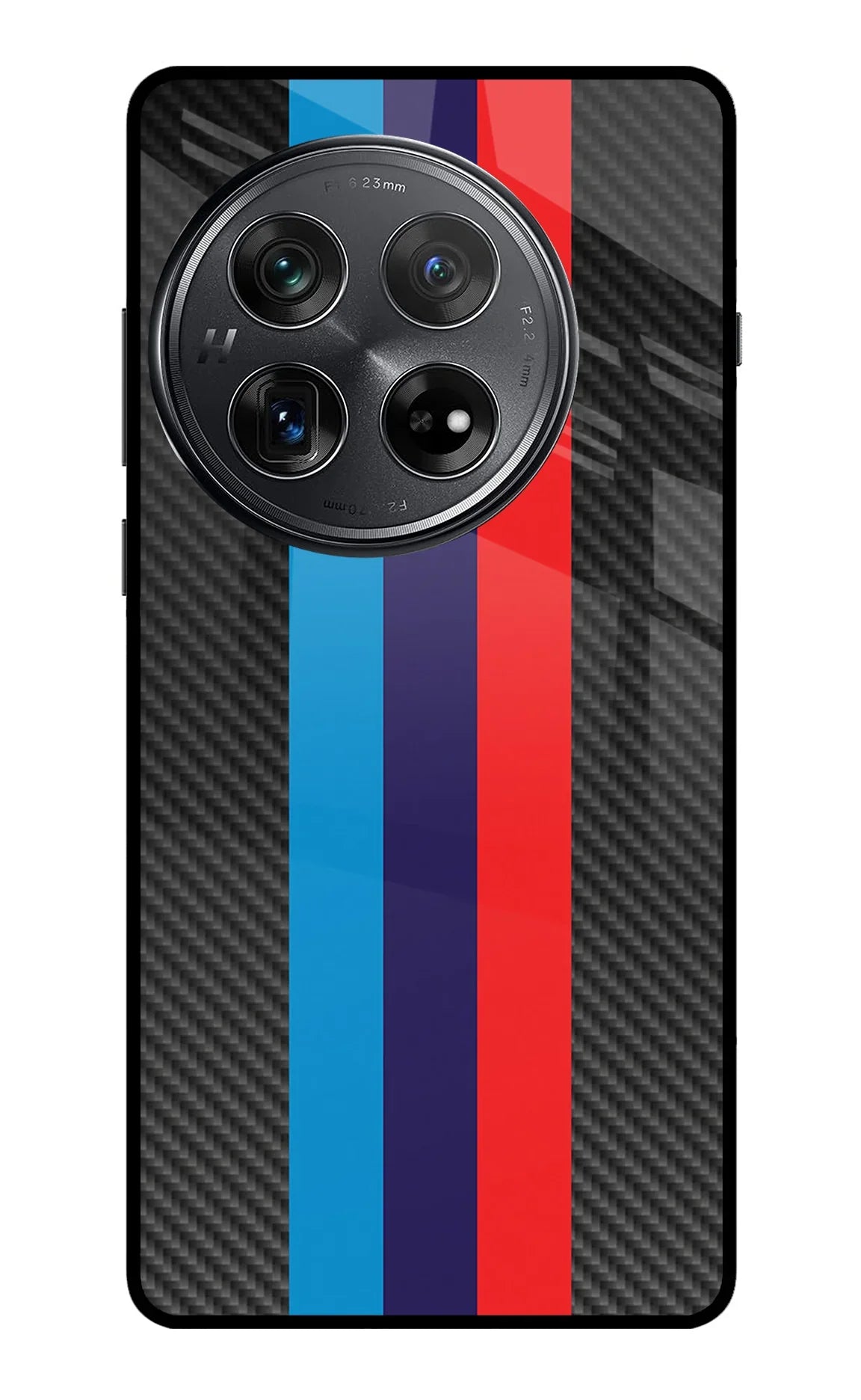 BMW Stripes Pattern Oneplus 12 Glass Case - BMW Stripes Pattern Oneplus 12 Glass Case BMW Stripes Pattern Oneplus 12 Glass Case