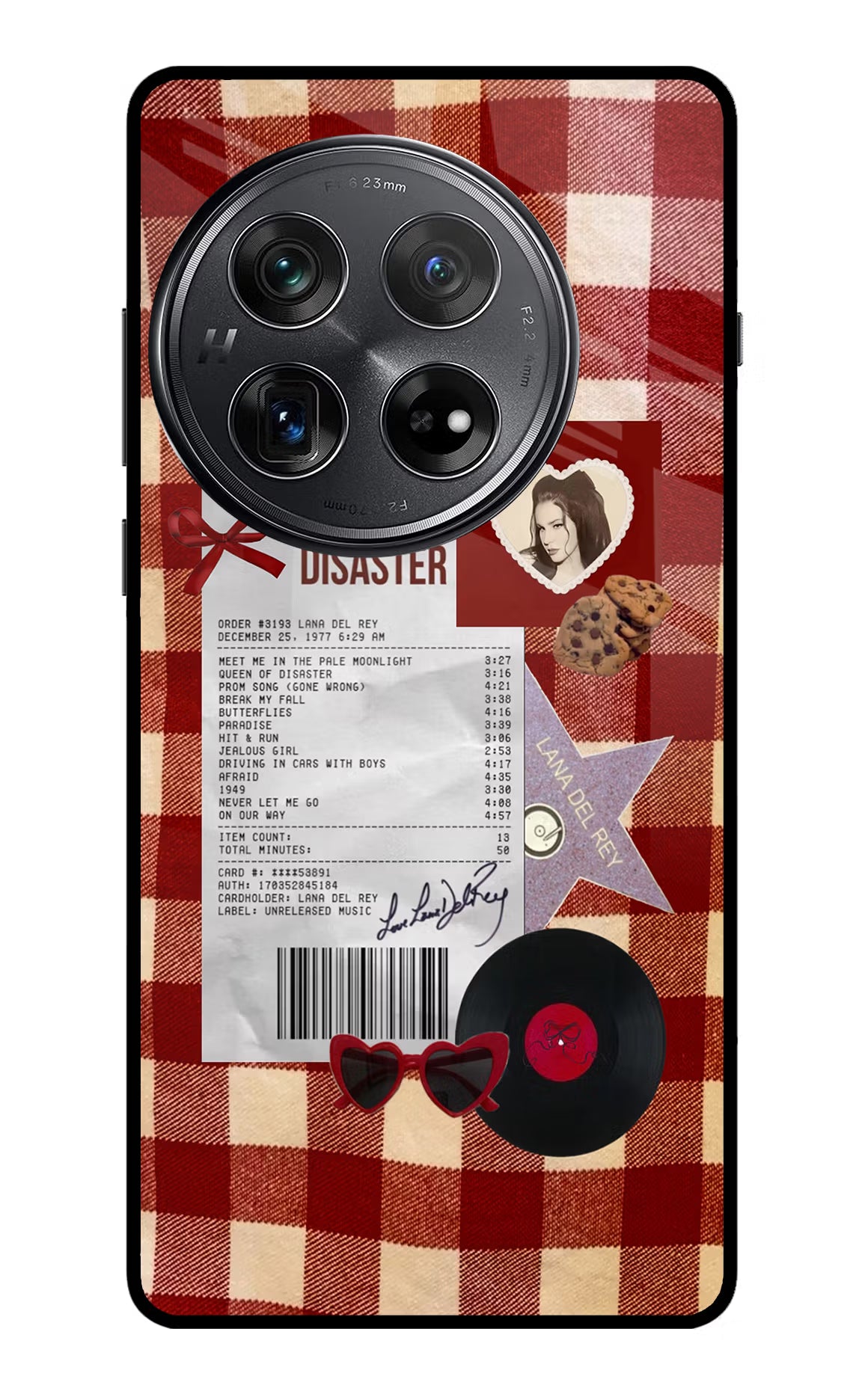 Queen of Disaster Oneplus 12 Glass Case - Queen of Disaster Oneplus 12 Glass Case Queen of Disaster Oneplus 12 Glass Case