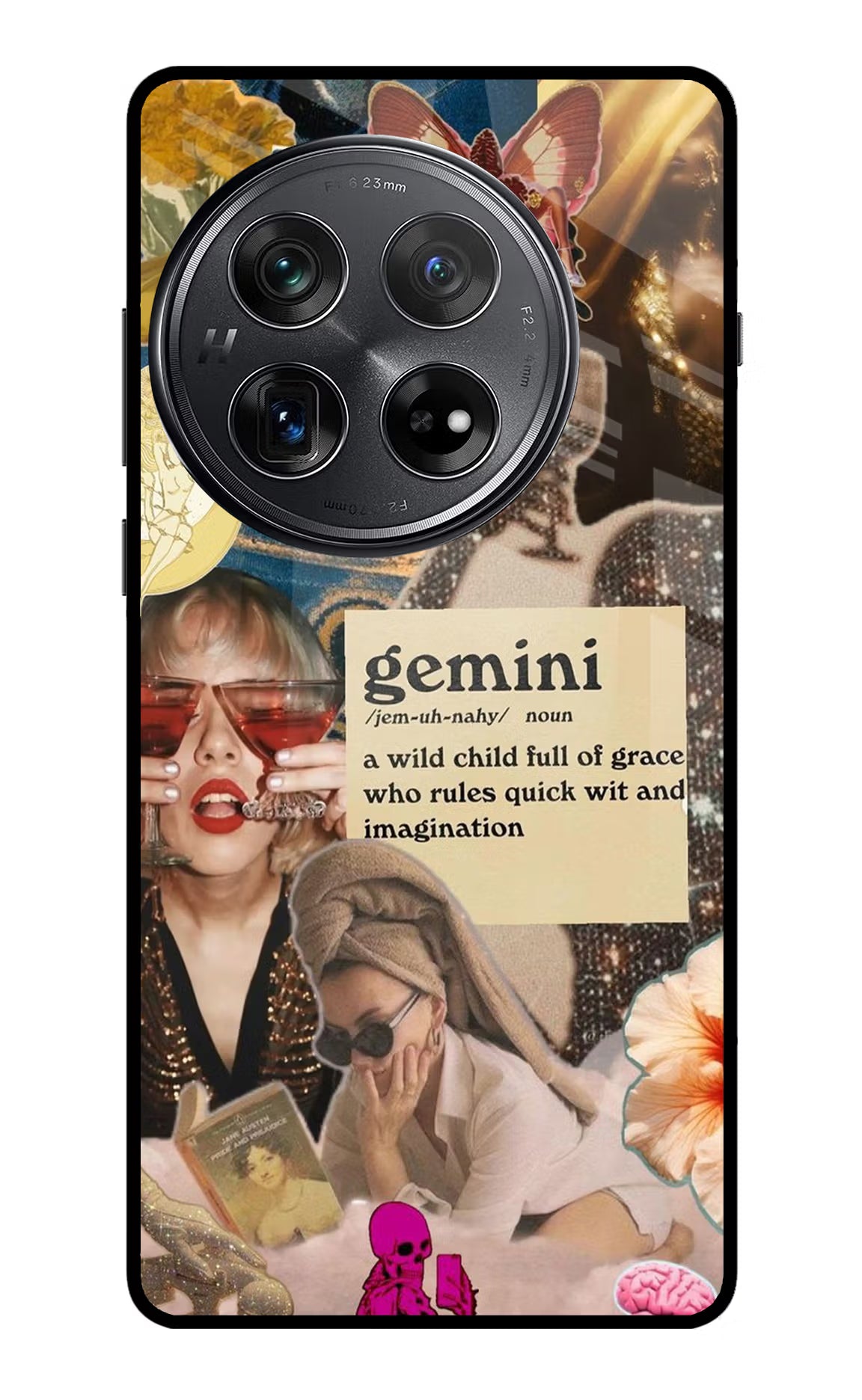 Gemini Zodiac Oneplus 12 Glass Case - Gemini Zodiac Oneplus 12 Glass Case Gemini Zodiac Oneplus 12 Glass Case