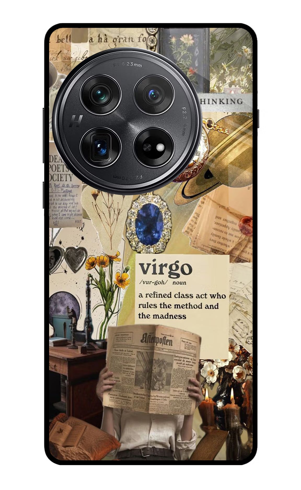 Virgo Zodiac Oneplus 12 Glass Case - Virgo Zodiac Oneplus 12 Glass Case Virgo Zodiac Oneplus 12 Glass Case